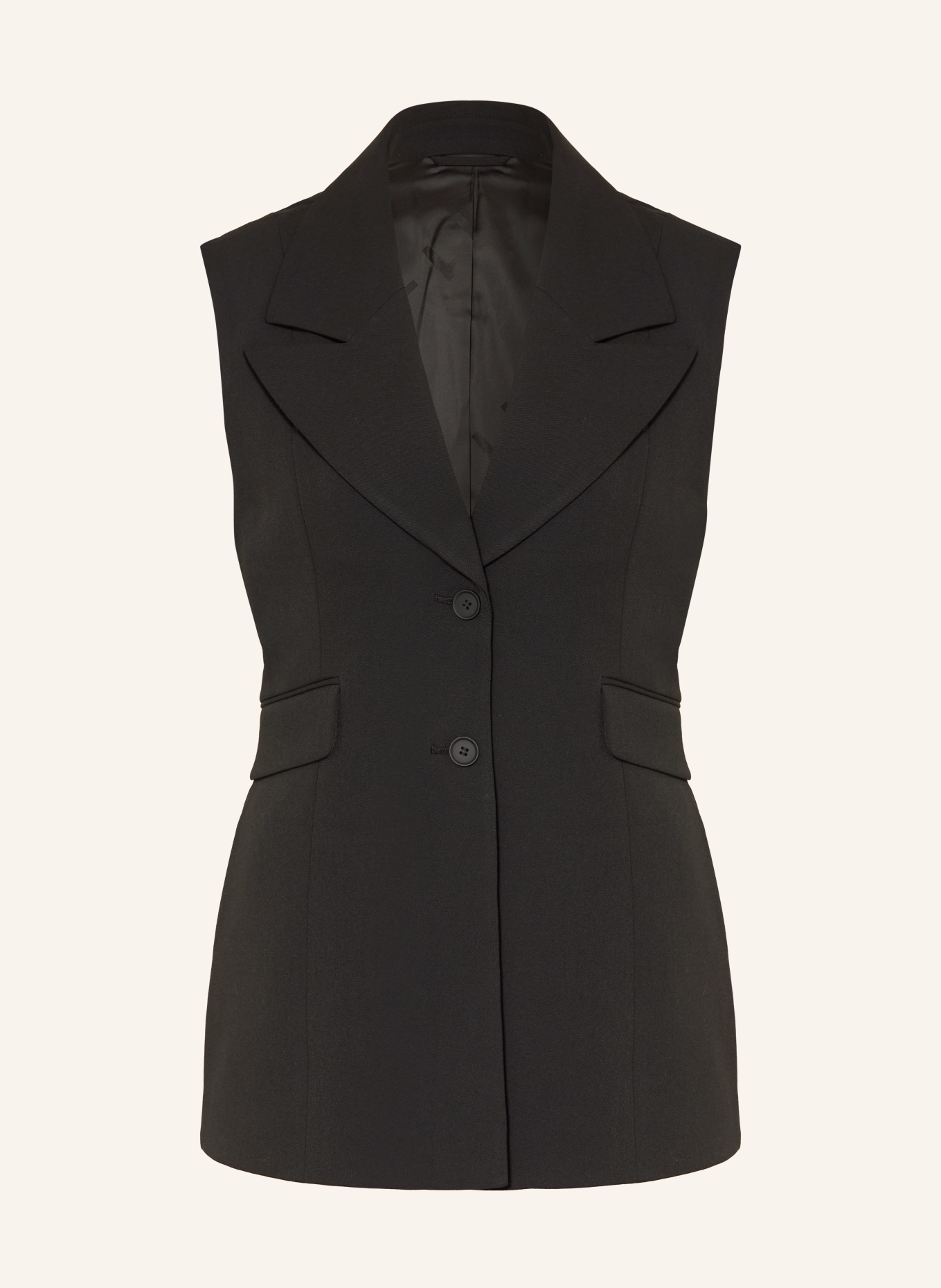 ALLSAINTS Kamizelka typu blazer ASTRA z mieszanki materiałów: CZARNY