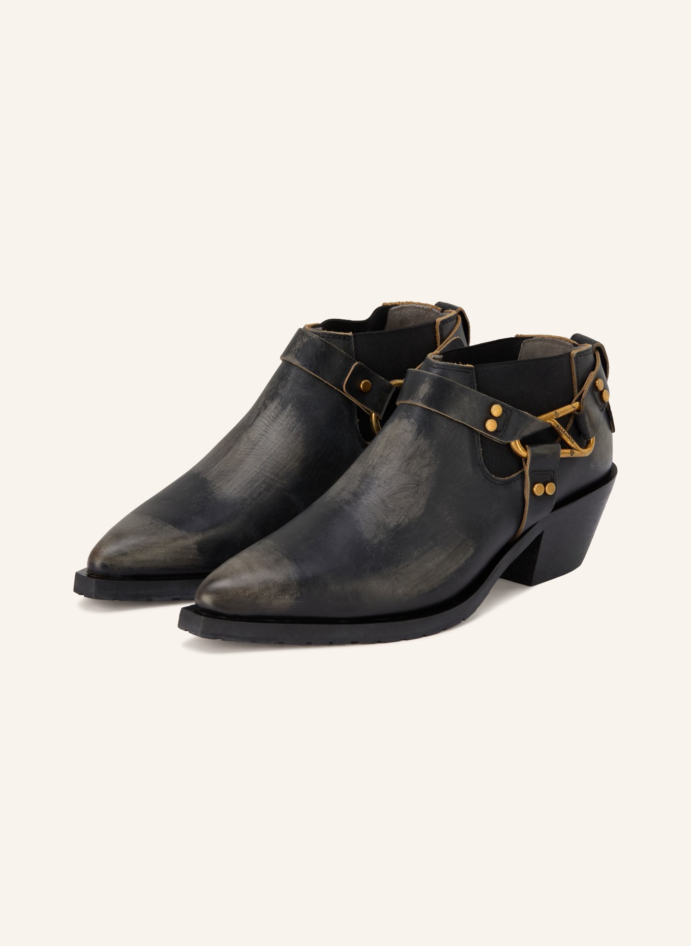 ALLSAINTS Cowboy Boots MAISY: SCHWARZ