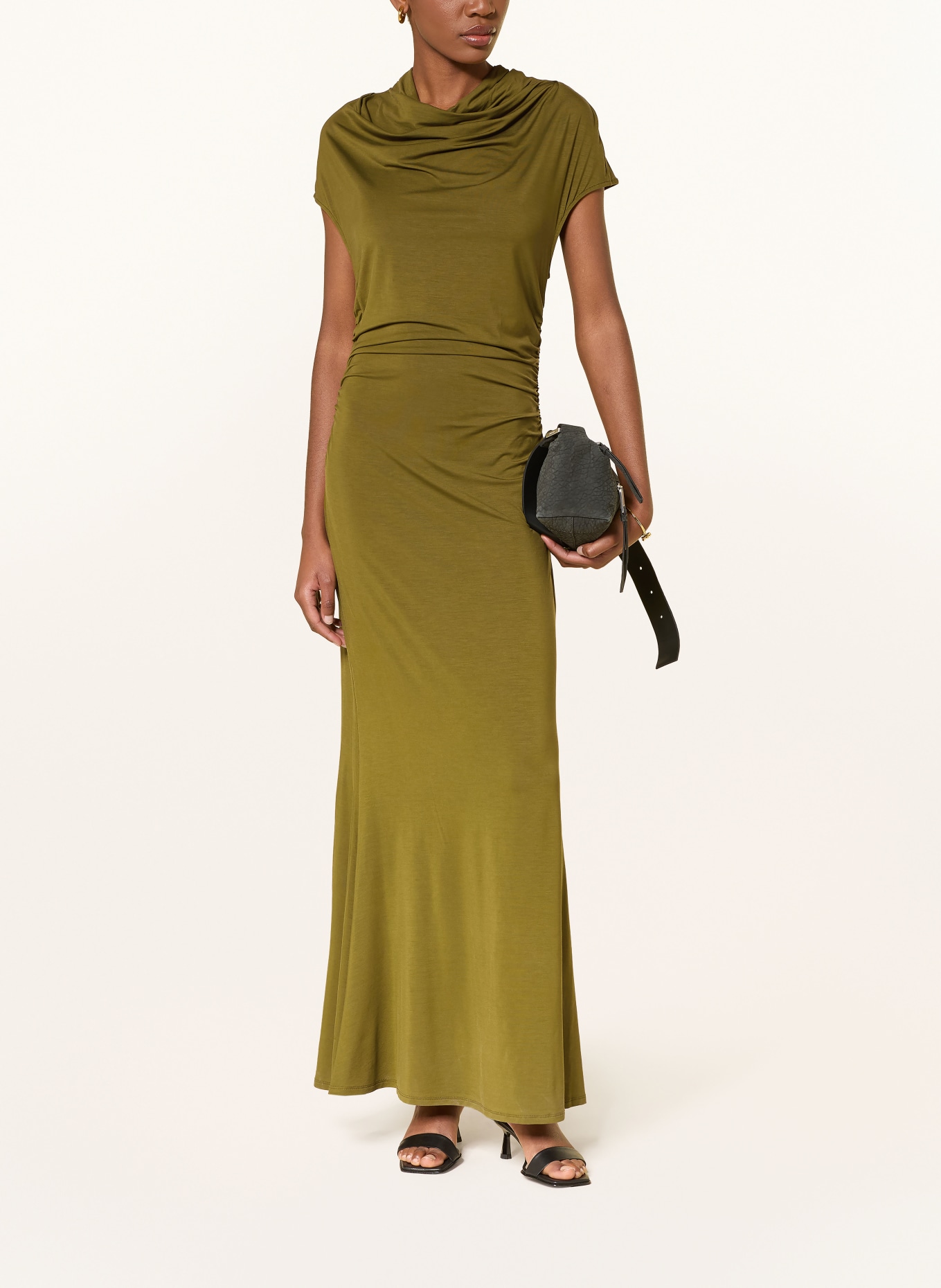 ALLSAINTS Robe en jersey SELENA: OLIVE