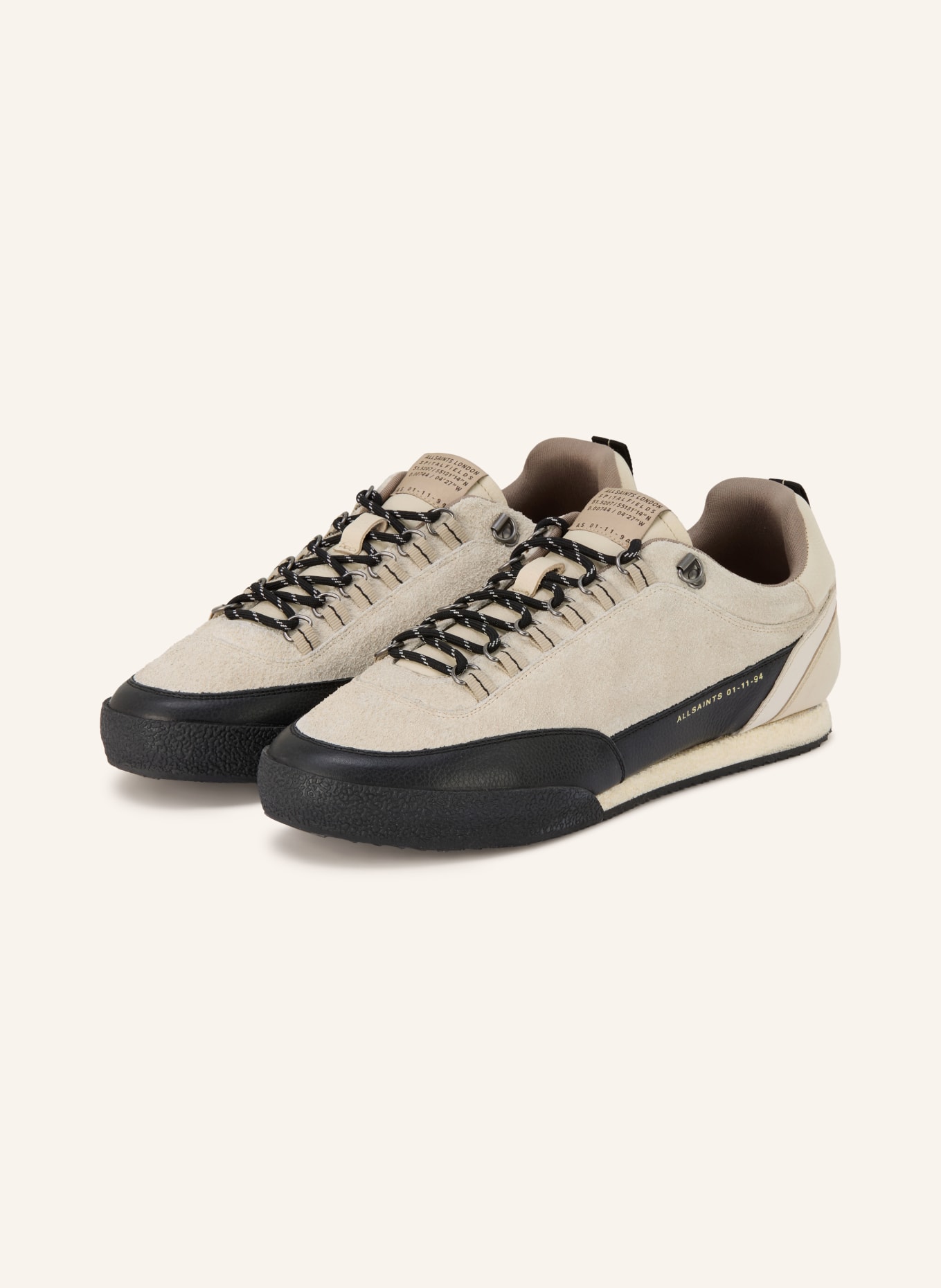 ALLSAINTS HARRI Sneakers: BEIGE