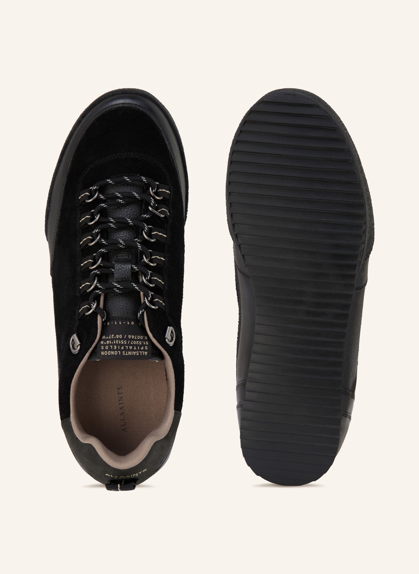ALLSAINTS Baskets HARRI: NOIR