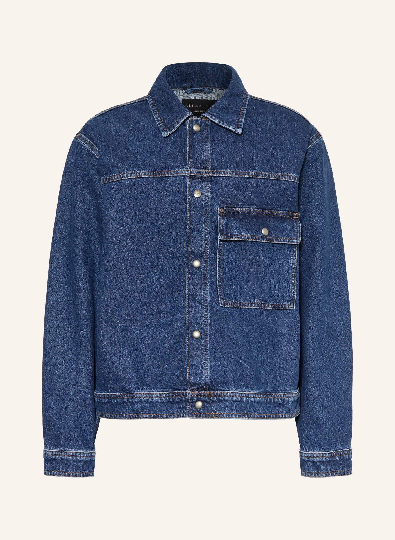 ALLSAINTS CAST Denim Jacket: 723 Dark Indigo