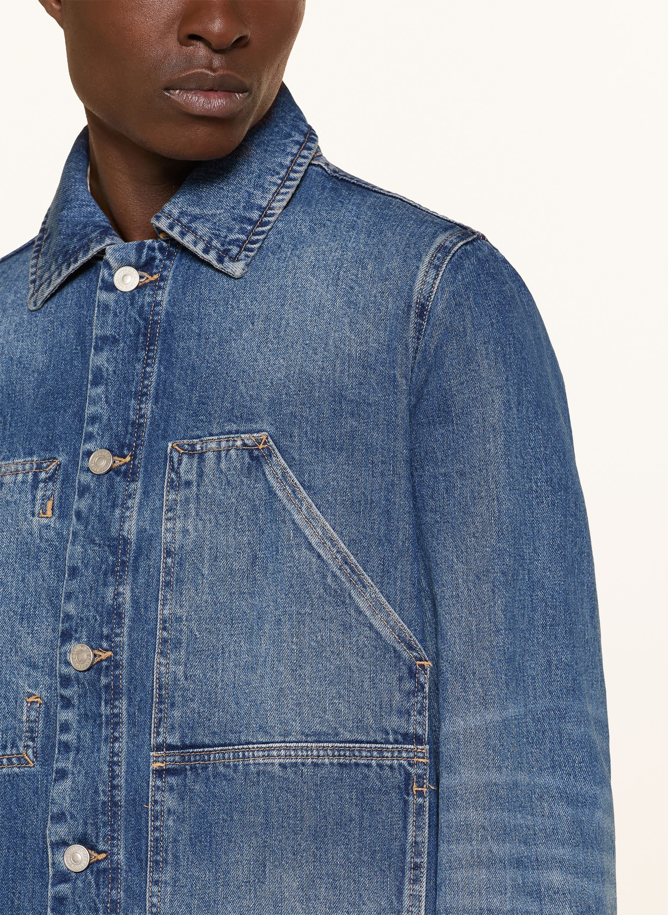 ALLSAINTS Jeansjacke MUKESH: 2846 Mid Indigo