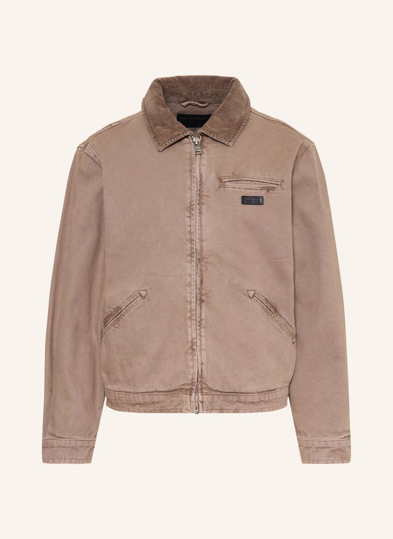 ALLSAINTS Jeansjas KOREY: 9853 MIRE BROWN