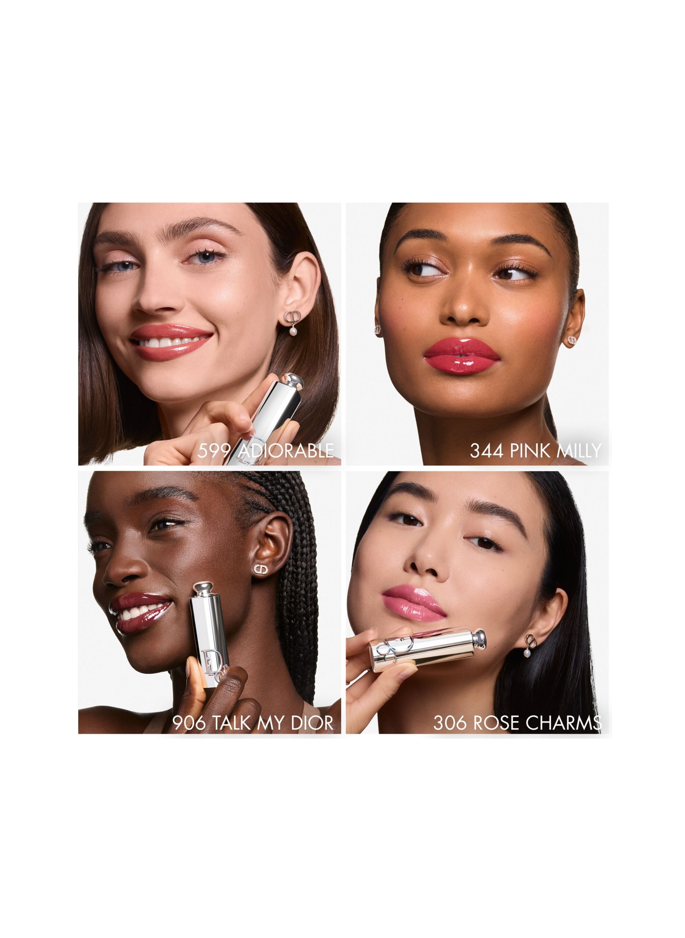 DIOR DIOR ADDICT GLASS LIPSTICK: 306 breloques en forme de rose