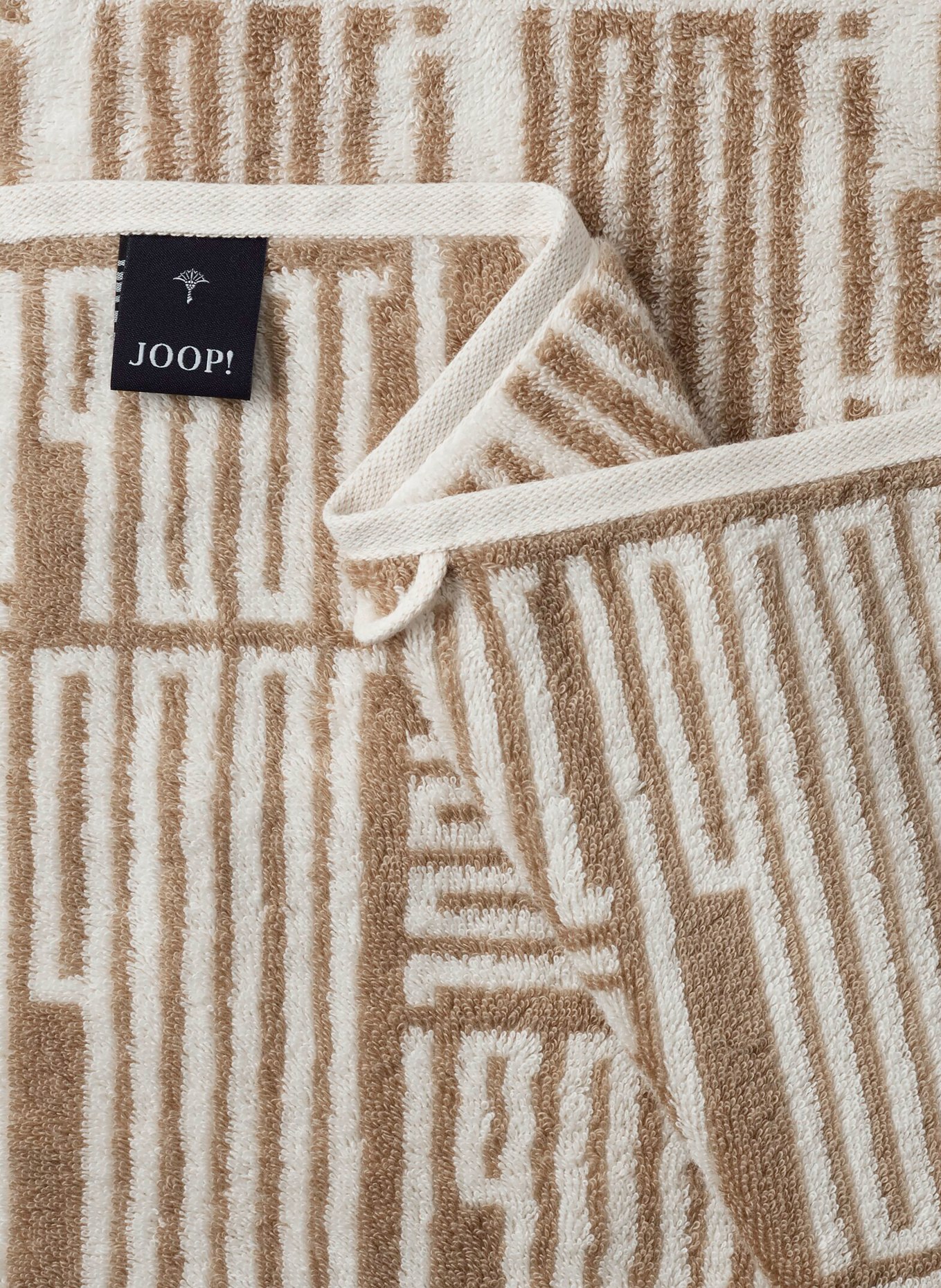 JOOP! Shower towel: CREAM / BEIGE