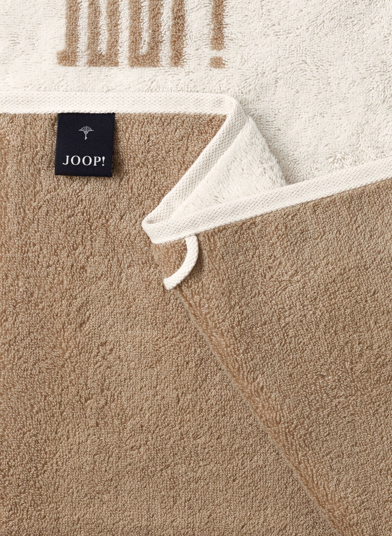 JOOP! Towel: CREAM / CAMEL