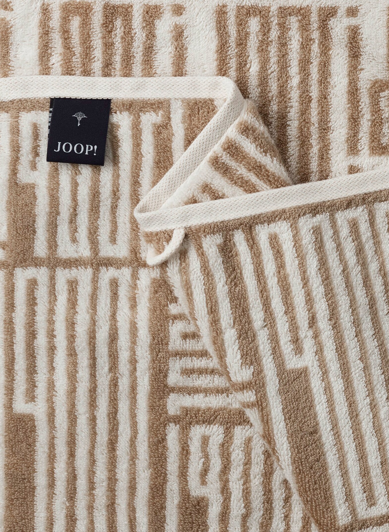 JOOP! Towel: LIGHT BROWN / CAMEL