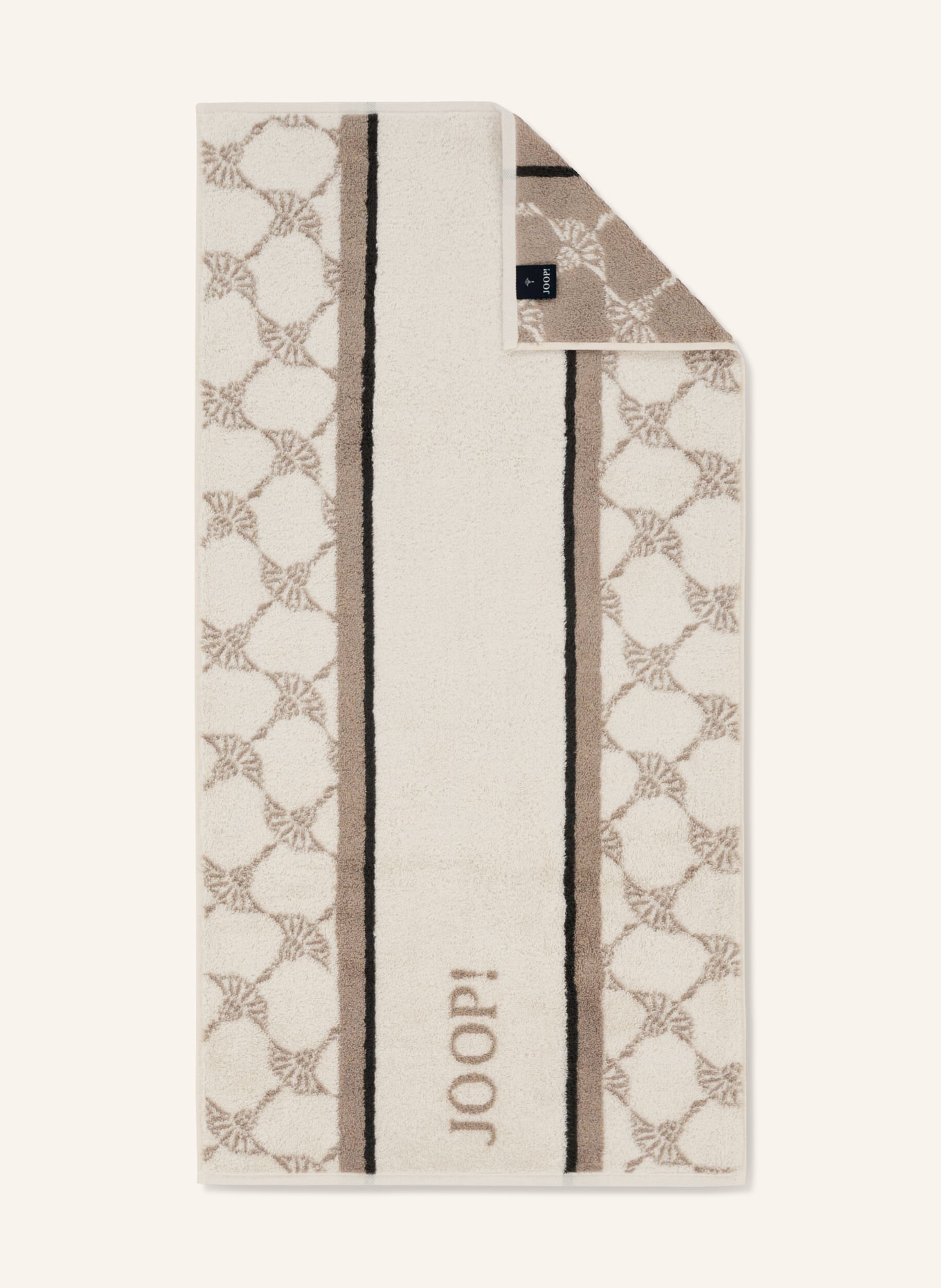 JOOP! Towel: CREAM / TAUPE / BLACK