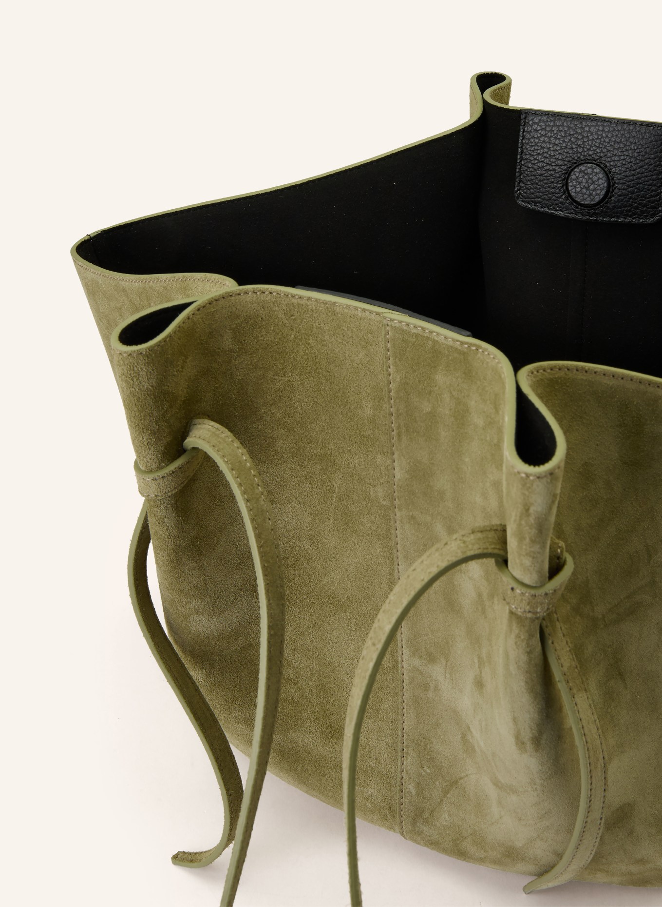 YUZEFI MOCHI LARGE Tote Bag: OLIVE