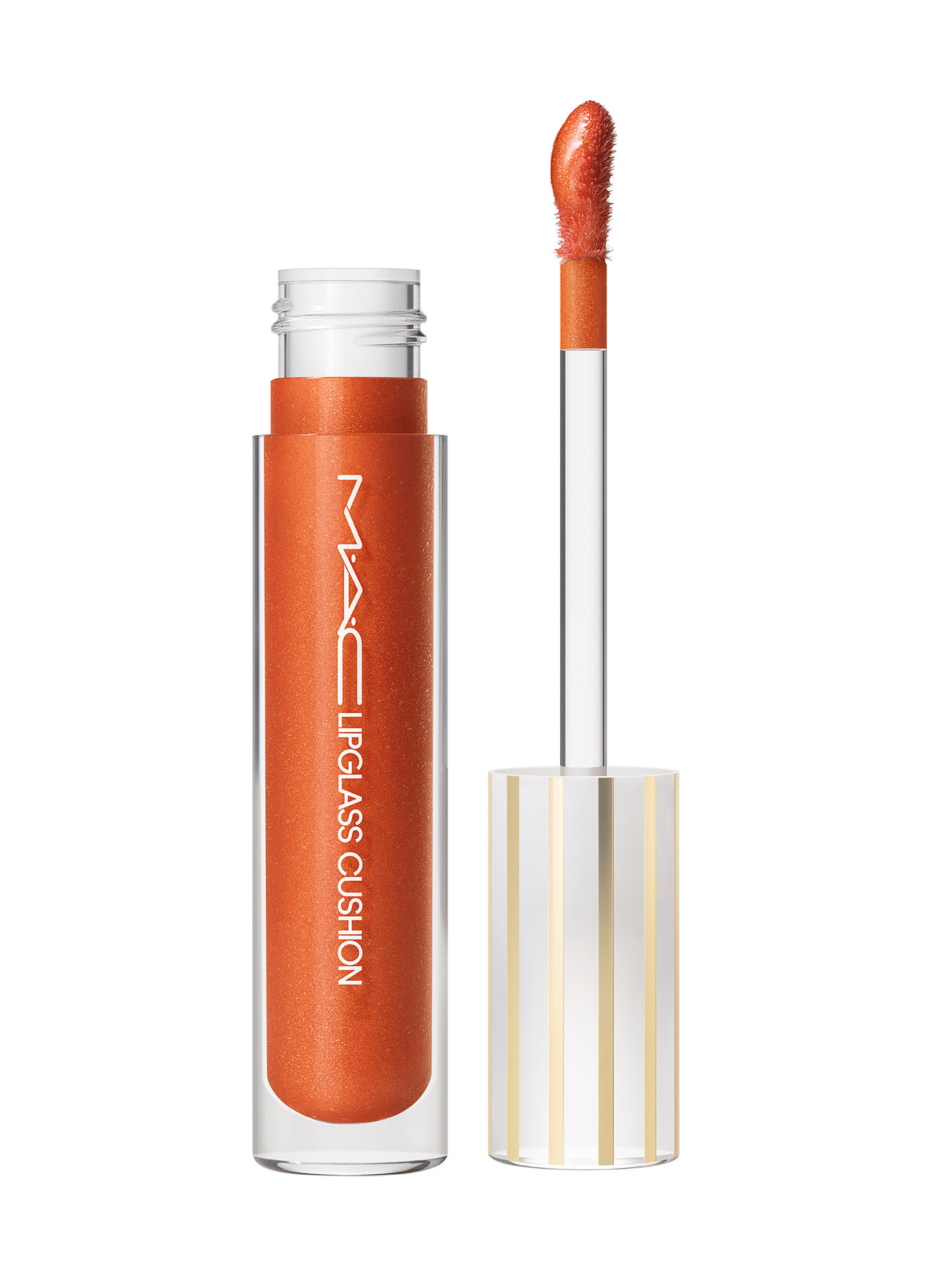 M.A.C LIPGLASS CUSHION HIGH-PIGMENT LIP OIL: CARBONATED
