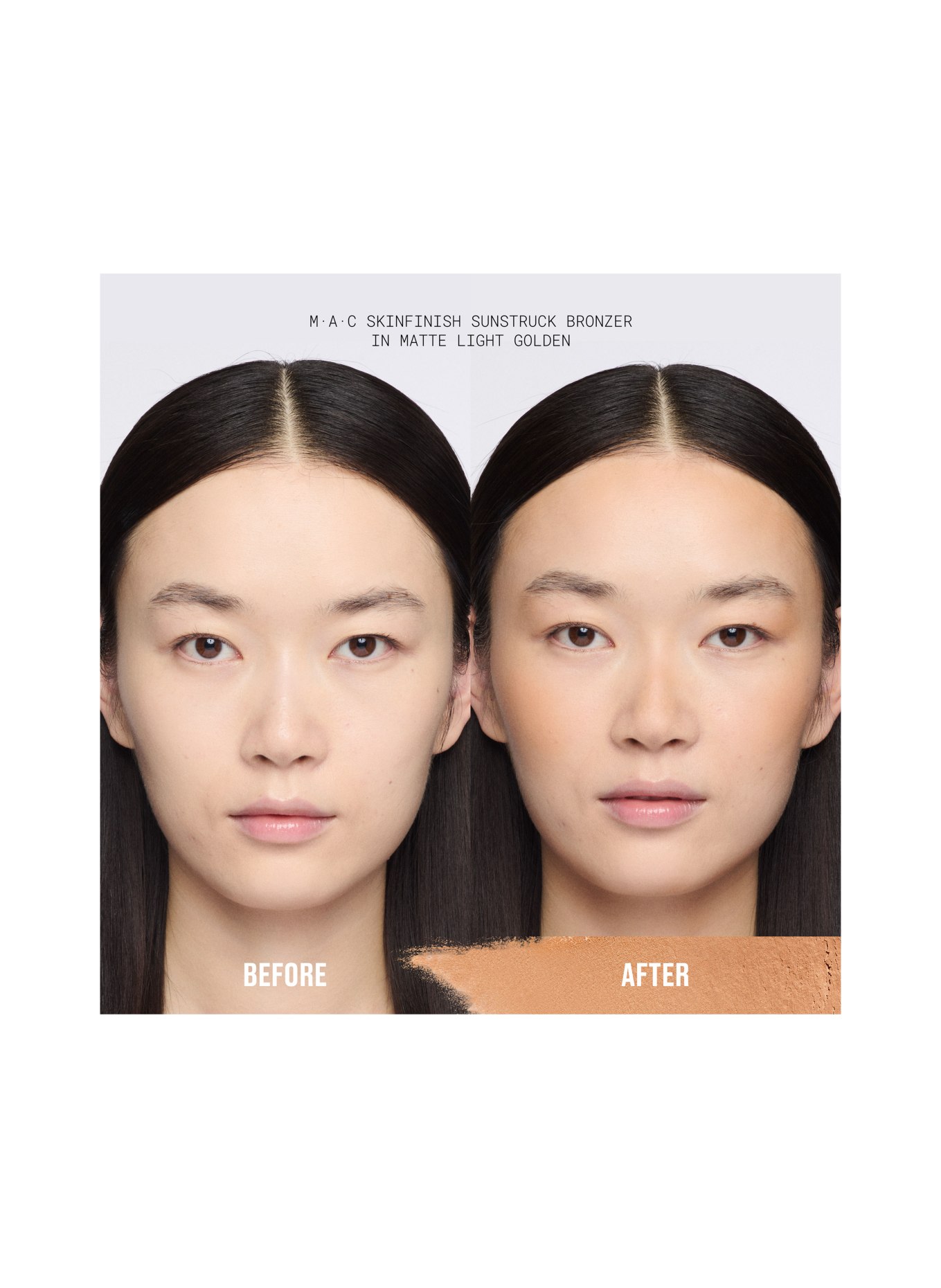 M.A.C SKINFINISH SUNSTRUCK MATTE BRONZER: MATTE LIGHT GOLDEN