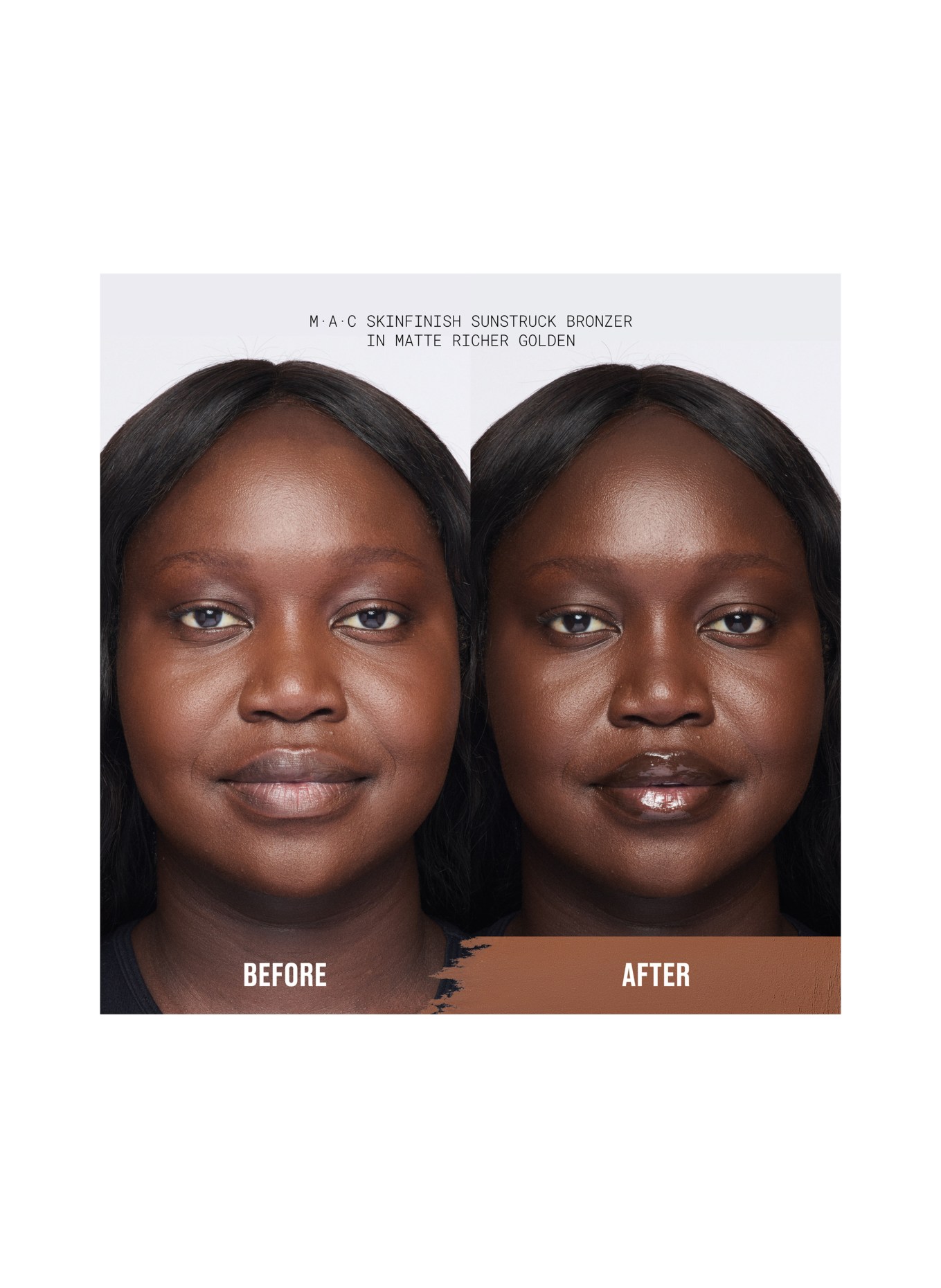 M.A.C SKINFINISH SUNSTRUCK MATTE BRONZER: MAT RICHER GOUD