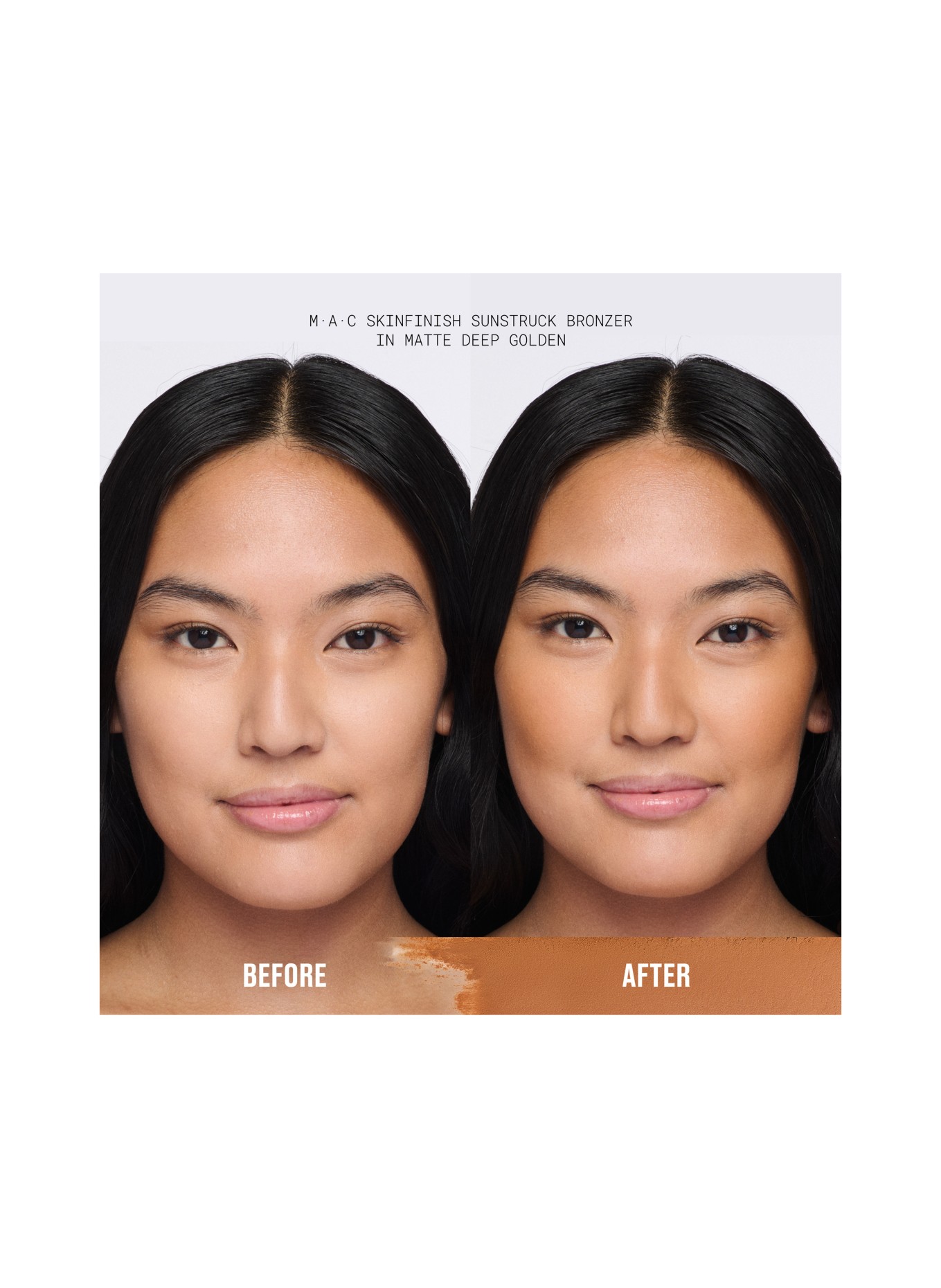 M.A.C SKINFINISH SUNSTRUCK MATTE BRONZER: MATTE DEEP GOLDEN