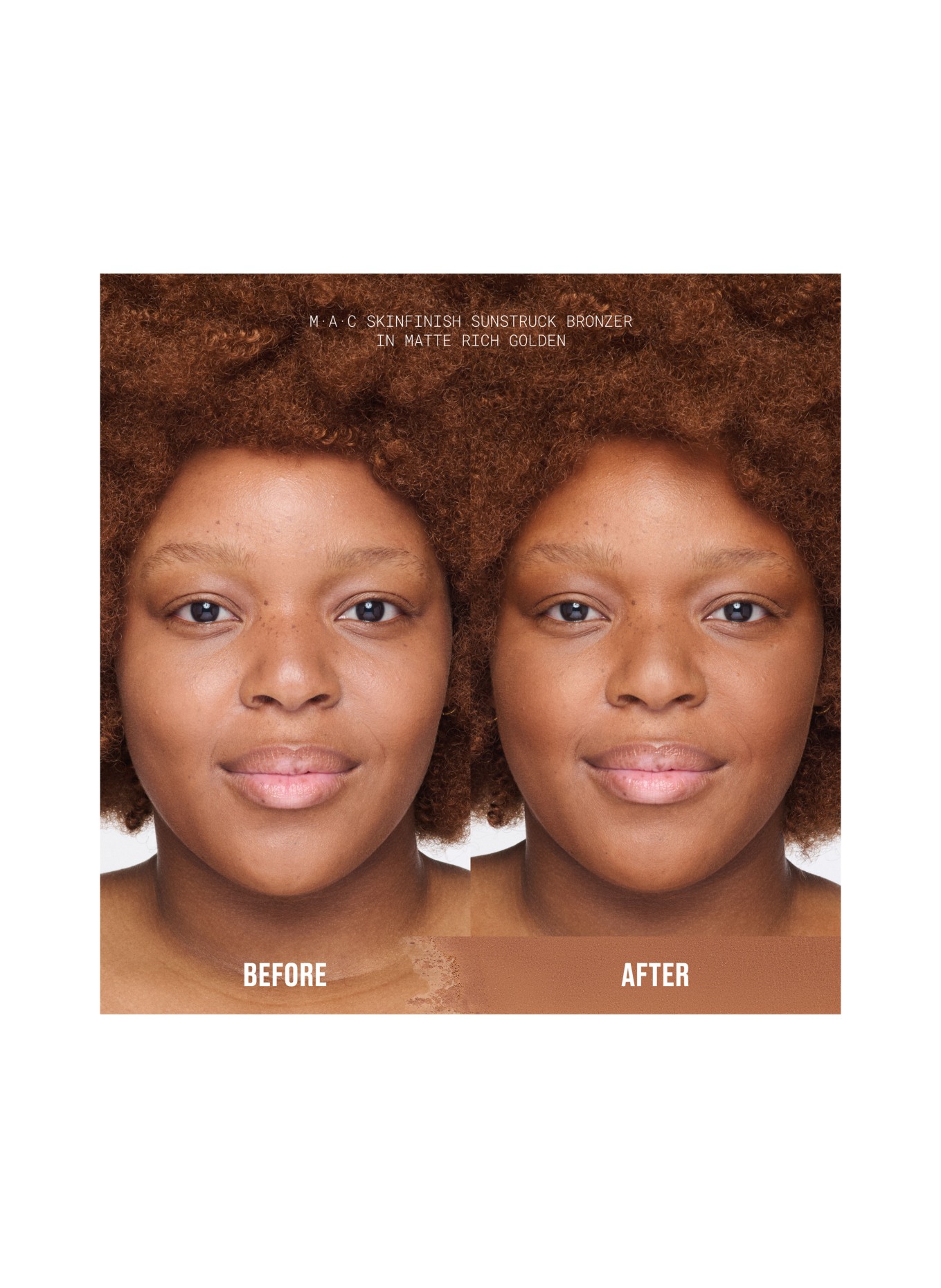 M.A.C SKINFINISH SUNSTRUCK MATTE BRONZER: MATTE RICH GOLDEN
