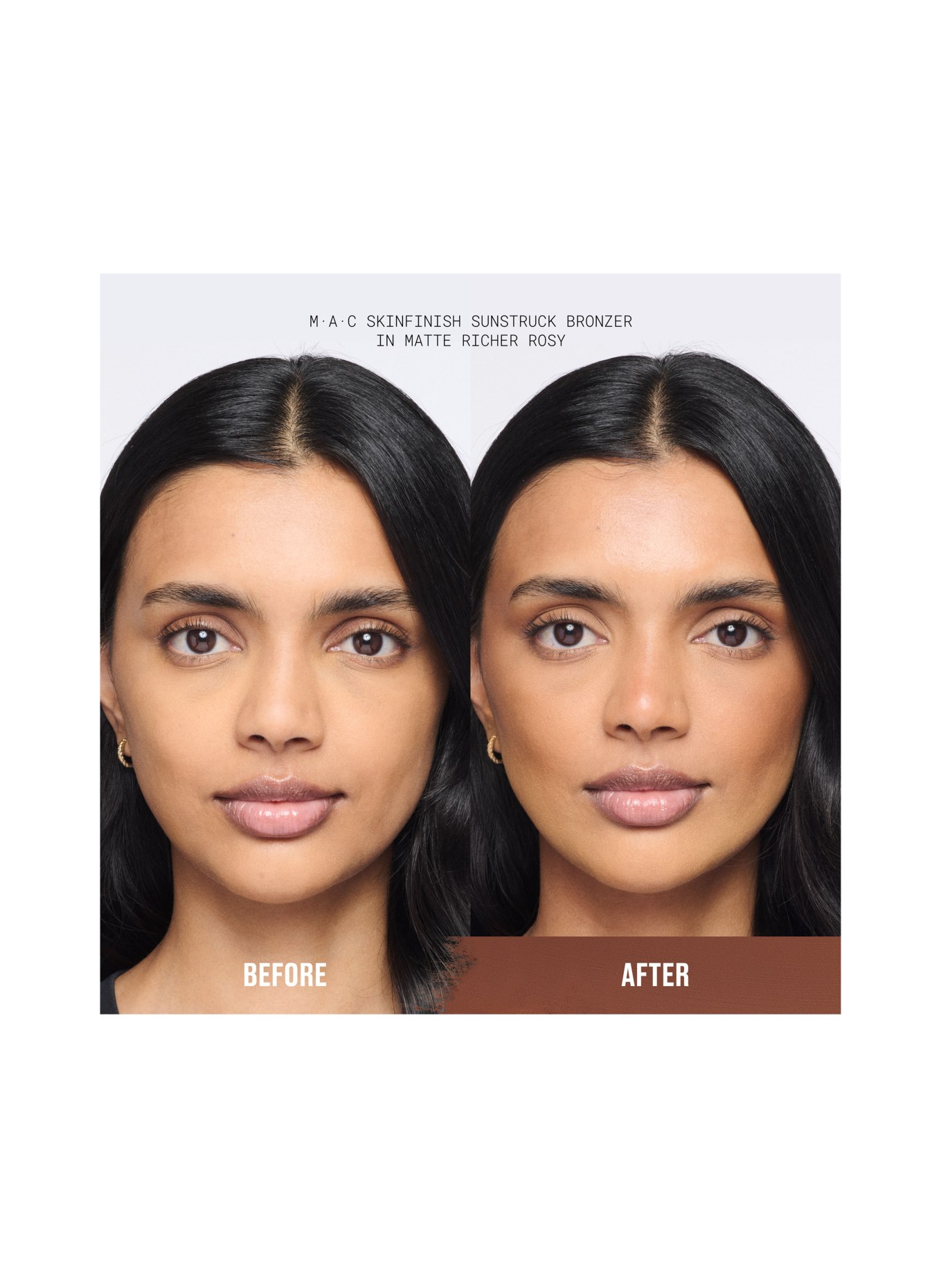 M.A.C SKINFINISH SUNSTRUCK MATTE BRONZER: MATTE RICHER ROSY