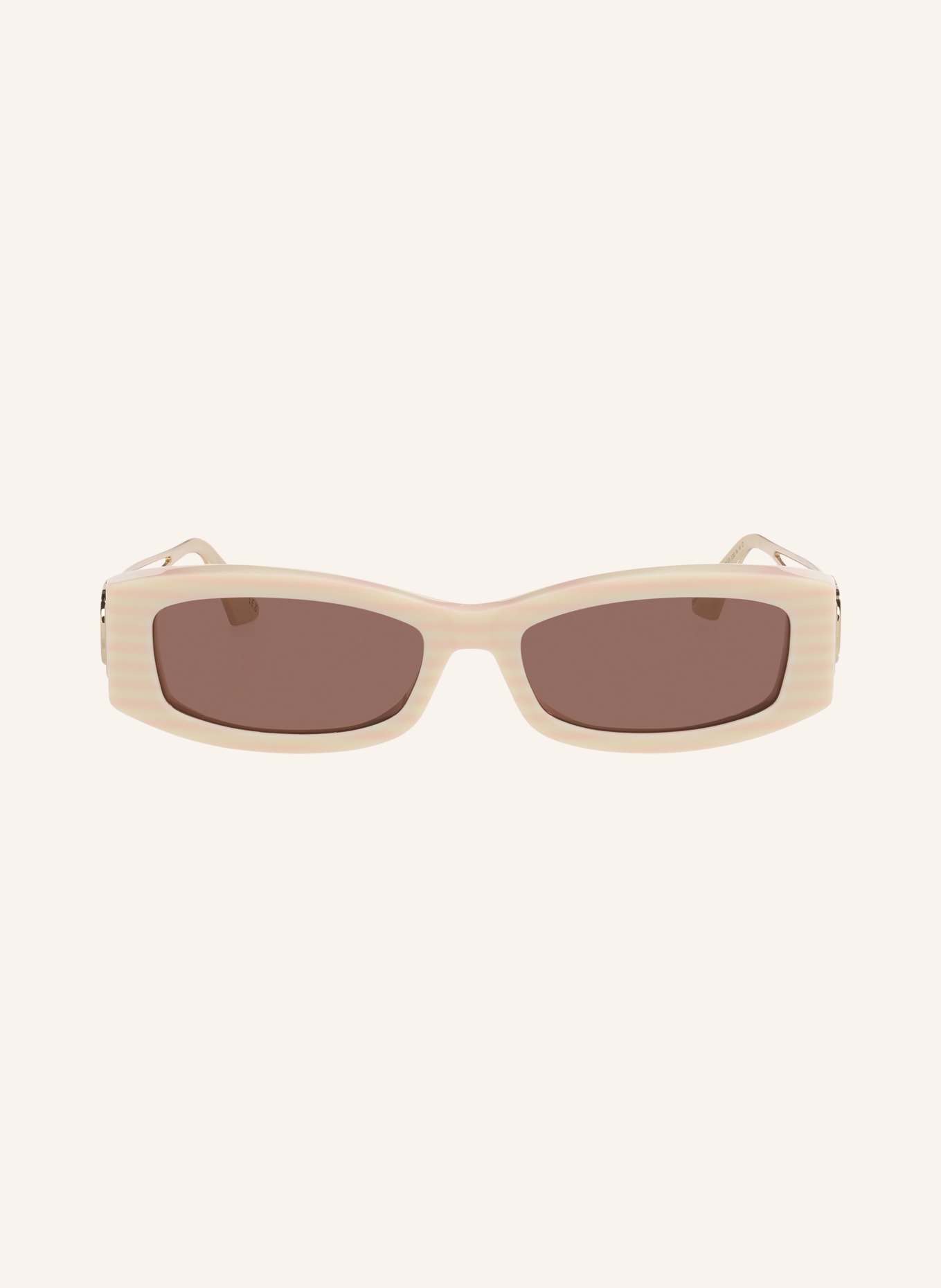 DIOR Sonnenbrille CD002214: CREME/ HELLROSA/ BRAUN