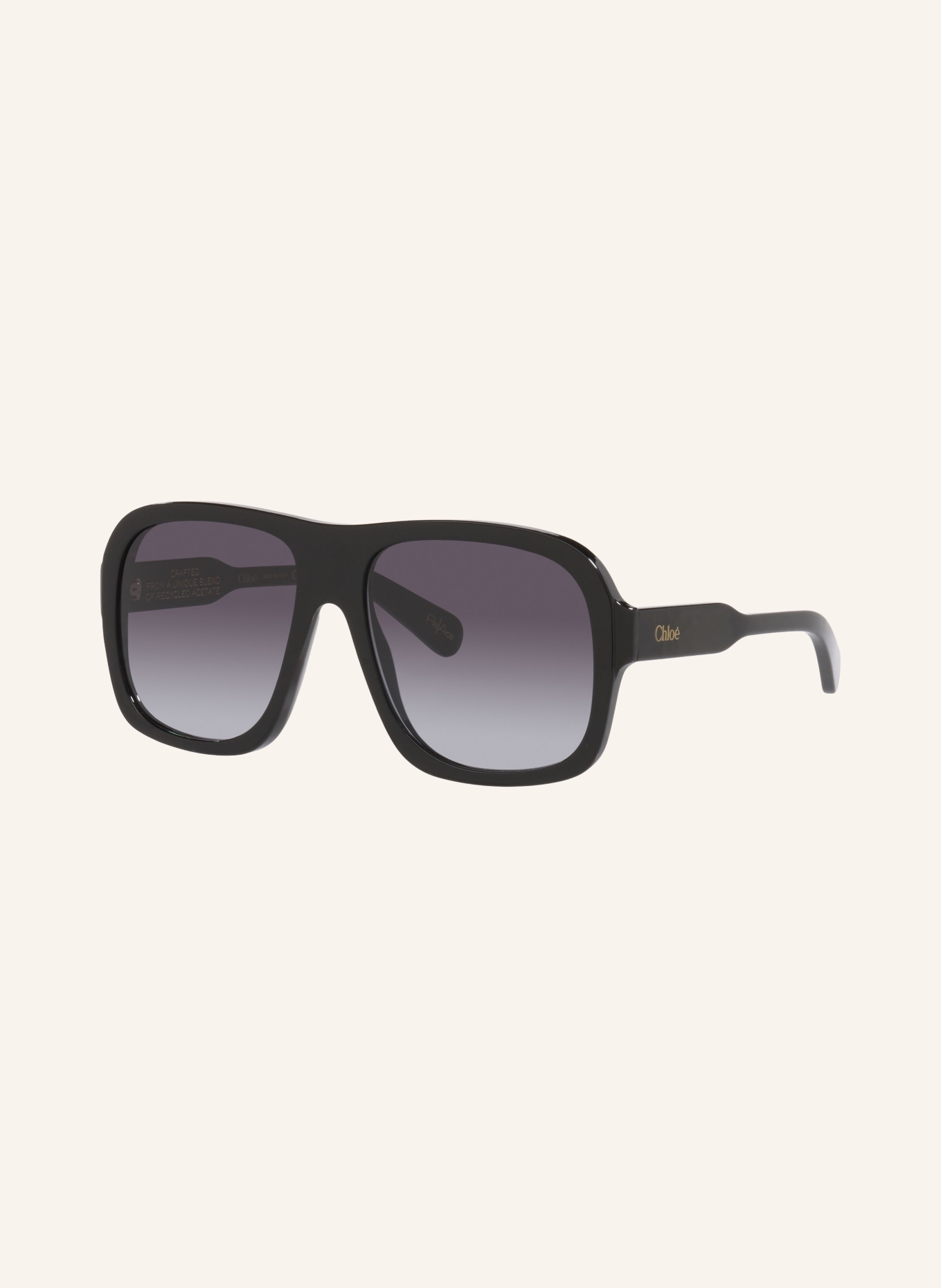 Chloé Sonnenbrille 6N000653: SCHWARZ/ DUNKELGRAU VERLAUF