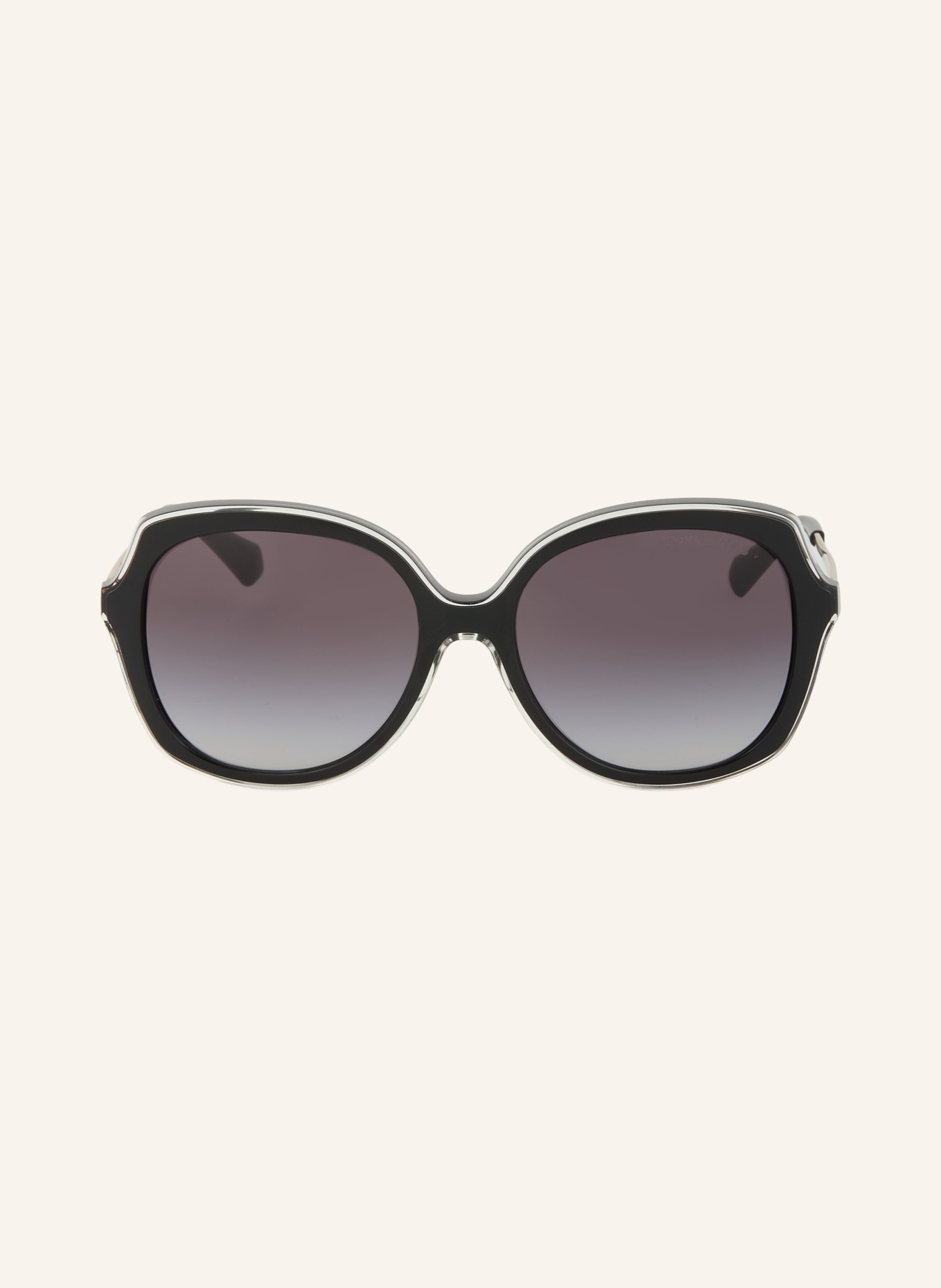 MICHAEL KORS Sonnenbrille MK2273U: SCHWARZ/ GRAU VERLAUF