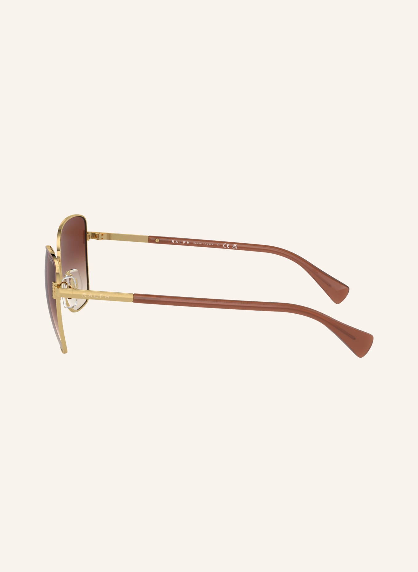 RALPH Sunglasses RA4146: GOLD/BROWN GRADIENT