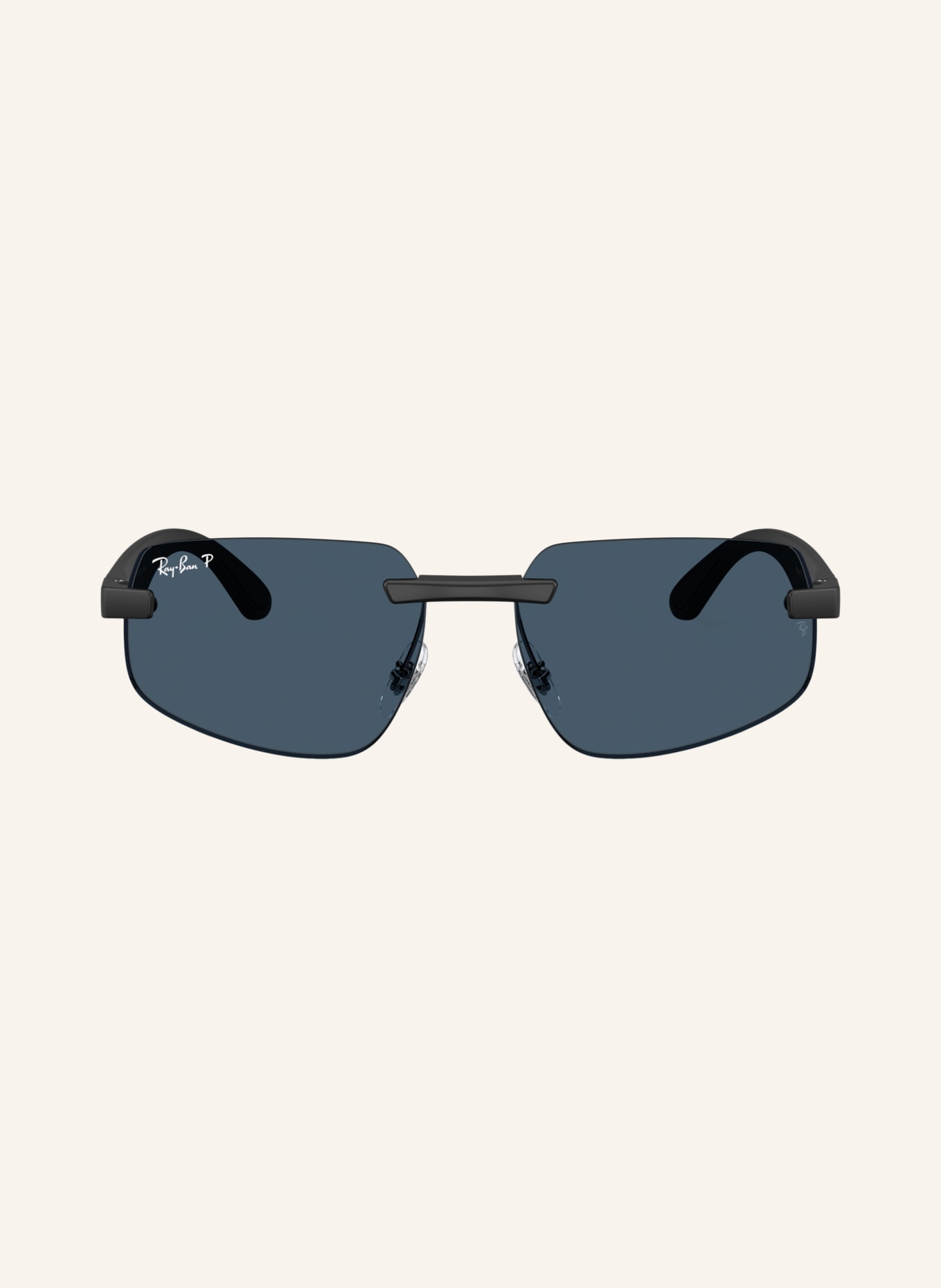 Ray-Ban Sonnenbrille RB4475CH: SCHWARZ/ BLAU POLARISIERT