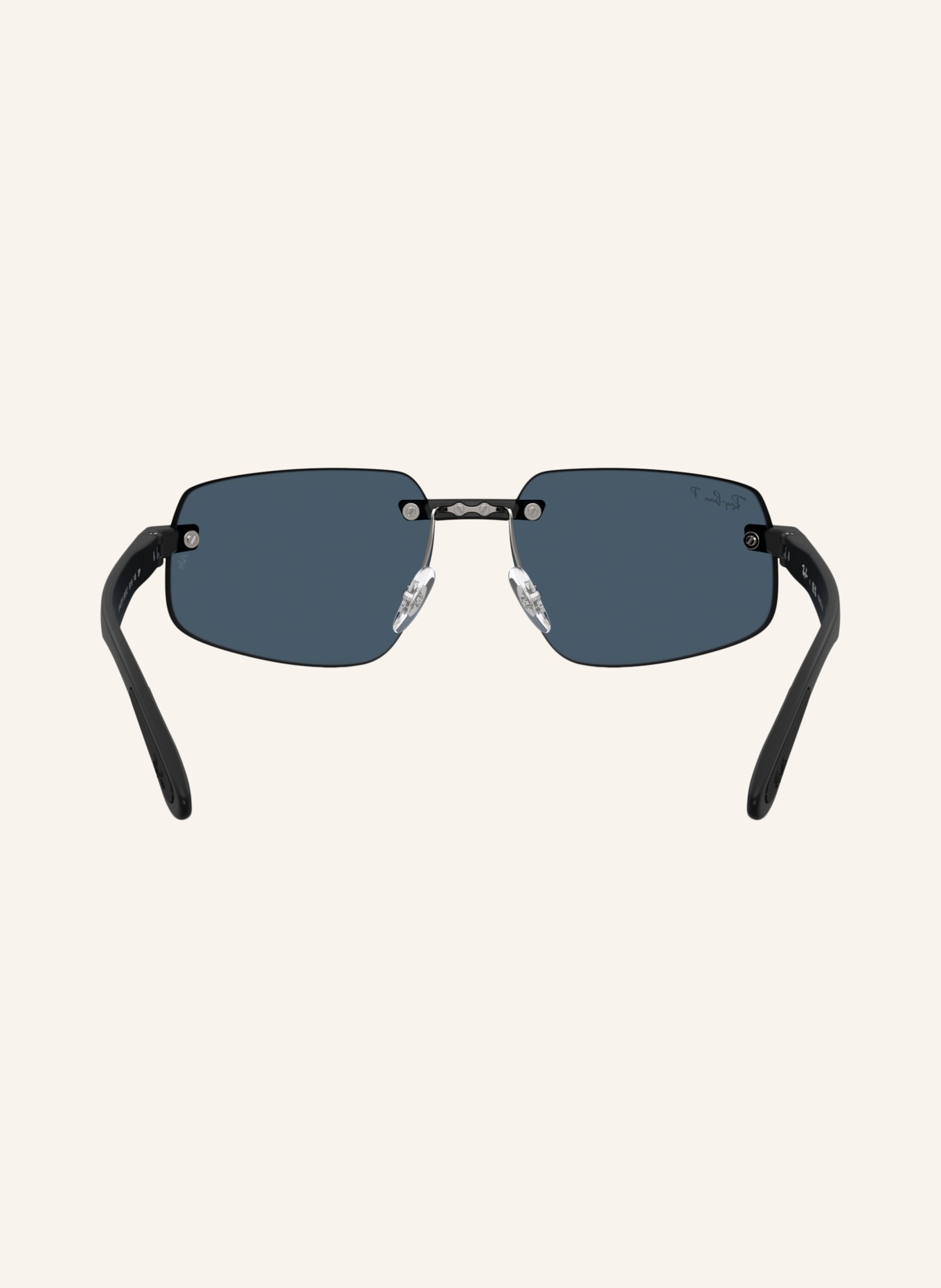 Ray-Ban Sonnenbrille RB4475CH: SCHWARZ/ BLAU POLARISIERT
