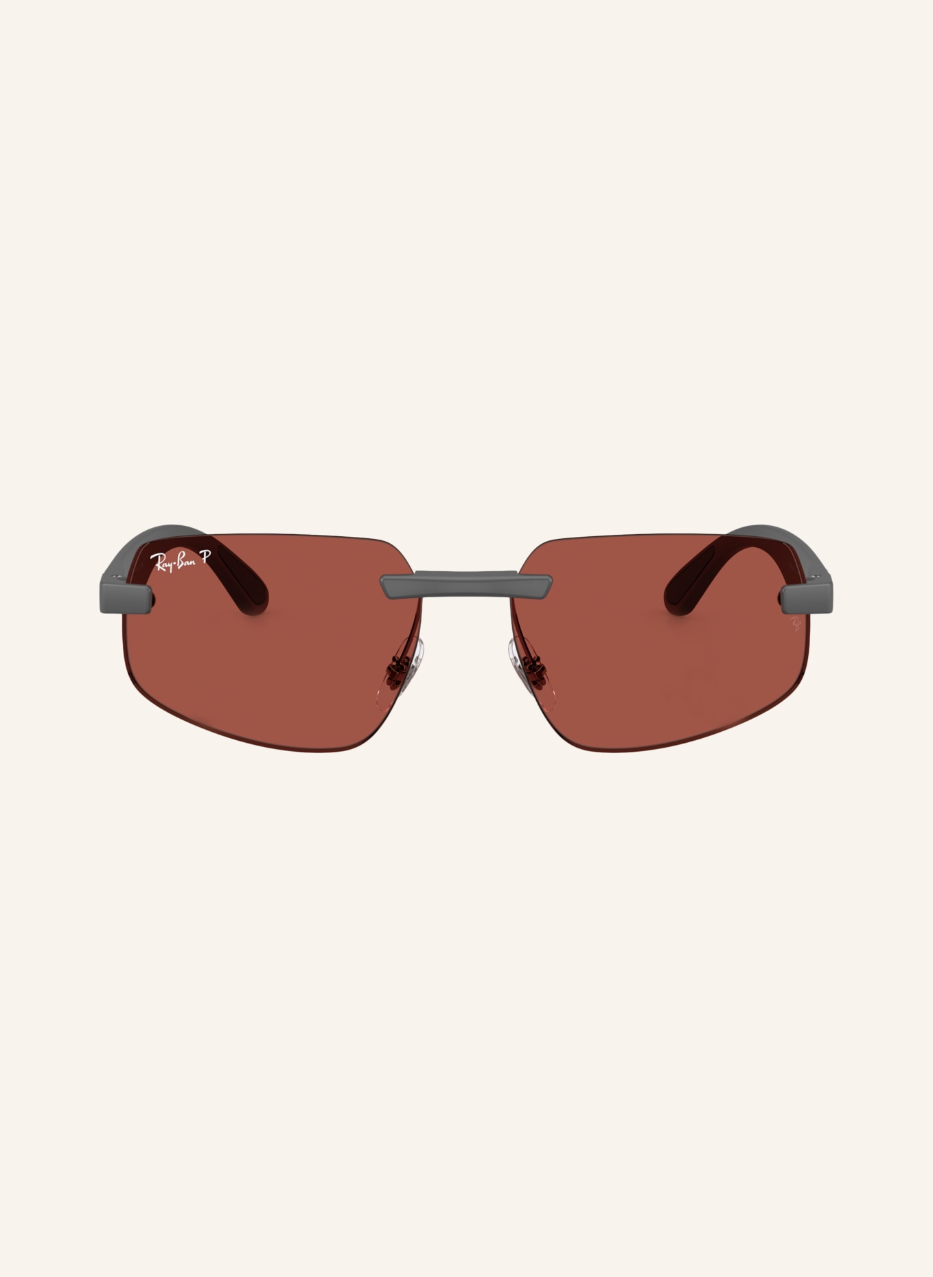 Ray-Ban Lunettes de soleil RB4475CH: GRIS/ROUGE POLARISÉ