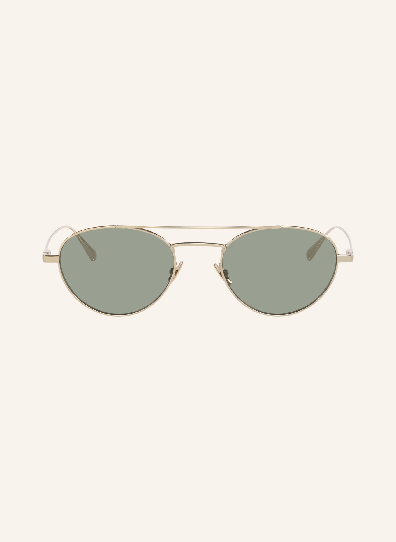 SAINT LAURENT Sonnenbrille YS000912: GOLD/ GRÜN