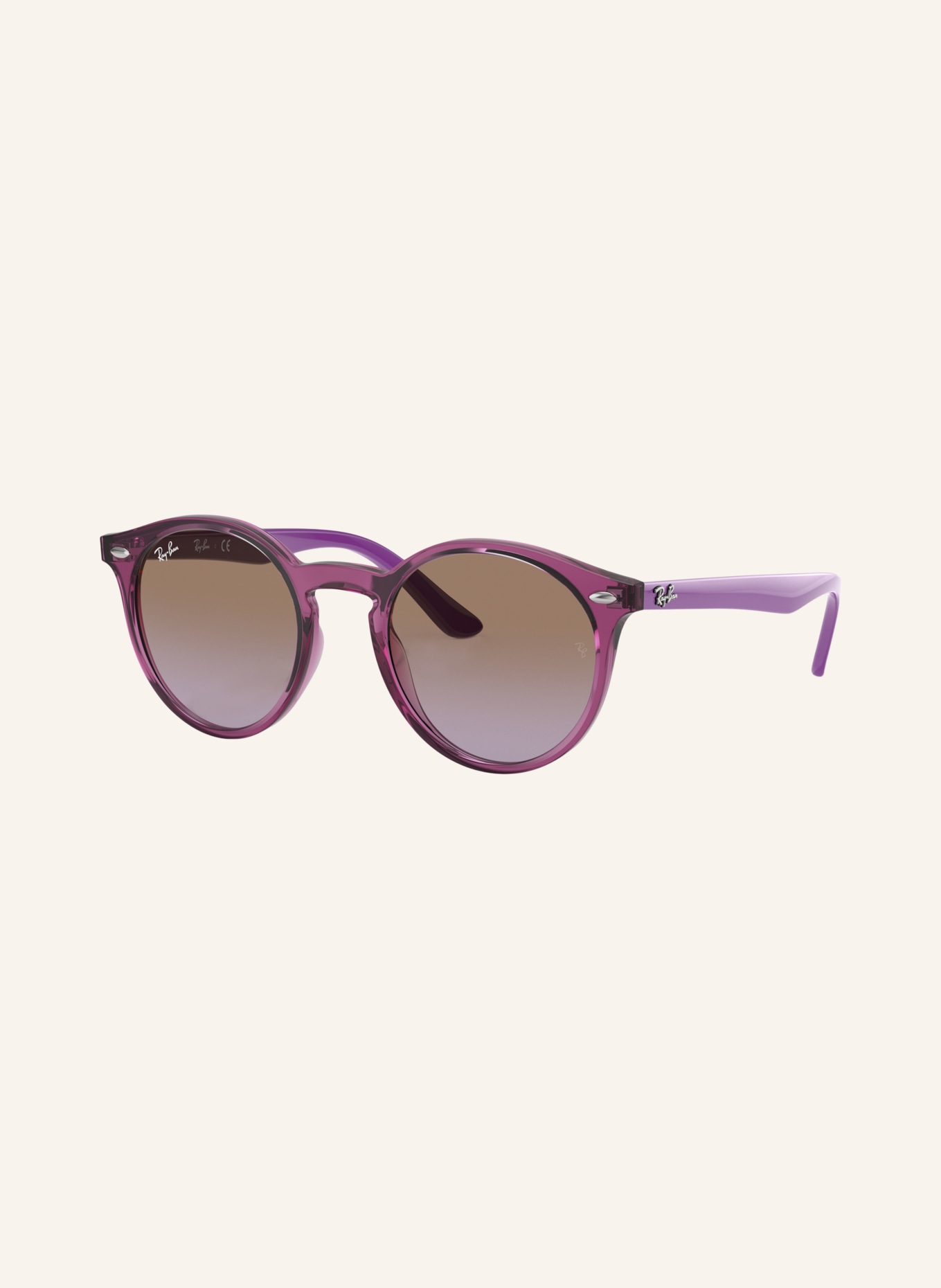 Ray-Ban RB9064S Sunglasses: FUCHSIA/BROWN GRADIENT