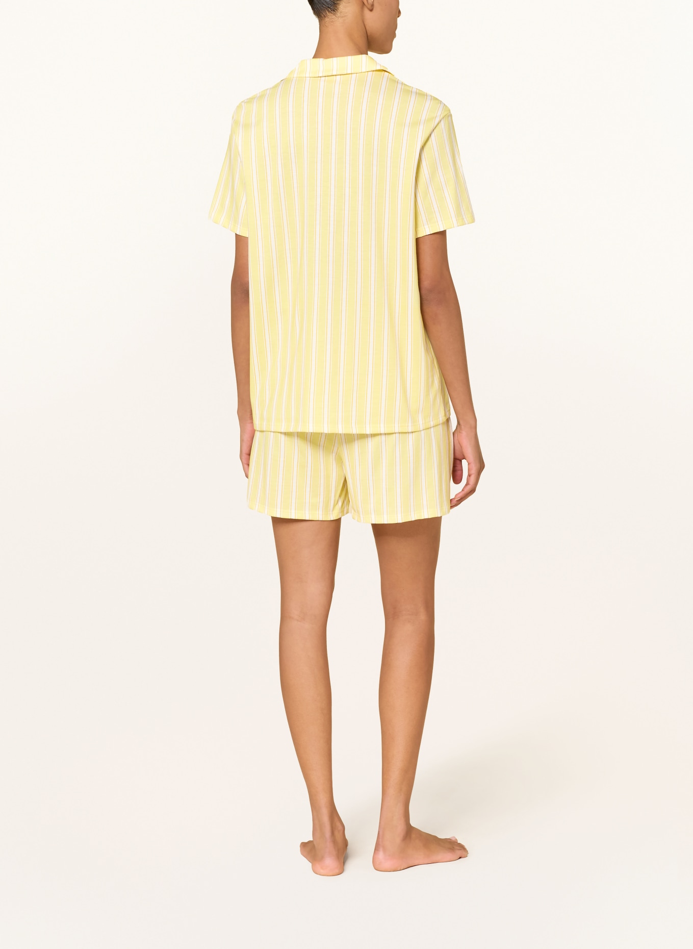 CALIDA Chemise de nuit FAVOURITES OCEAN: JAUNE / ÉCRU / JAUNE FONCÉ