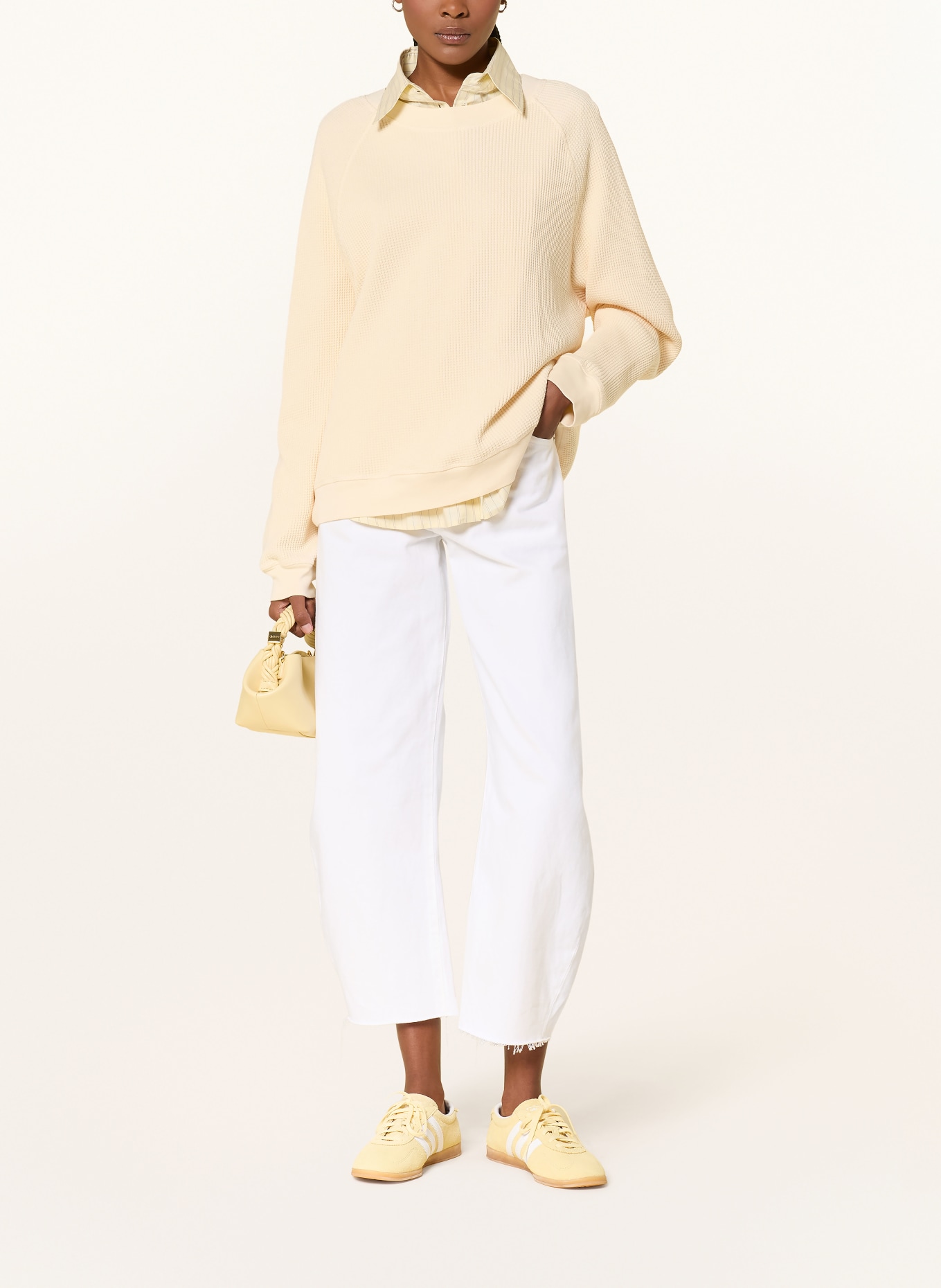 American Vintage Mikina USCOW: TMAVĚ ŽLUTÁ