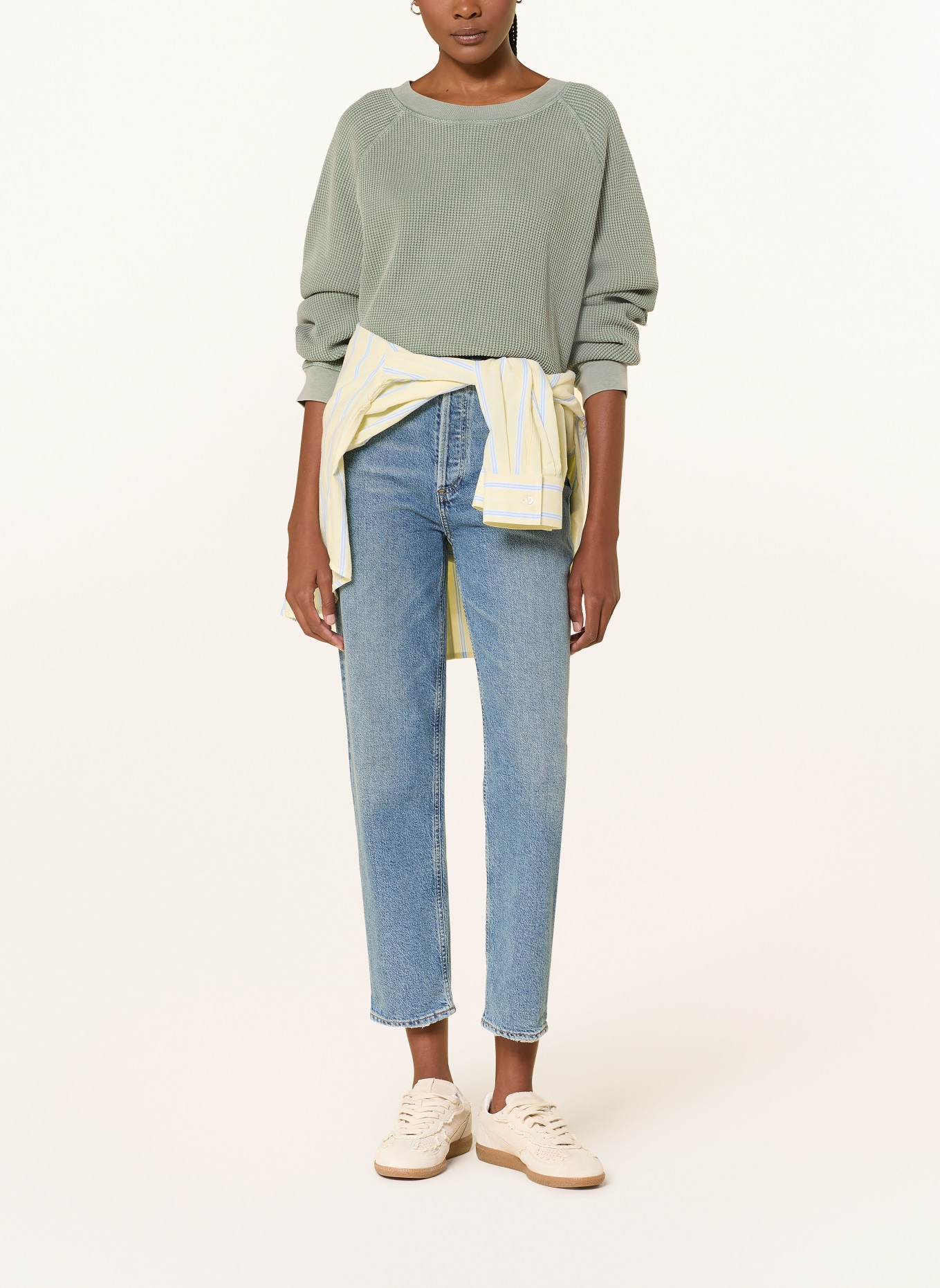 American Vintage Mikina USCOW: KHAKI