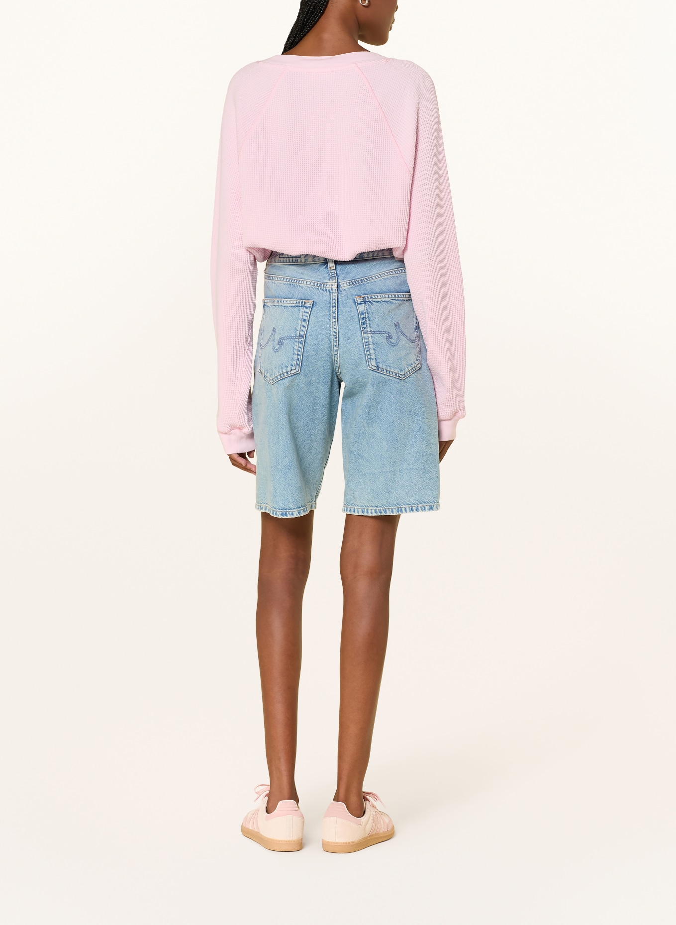 American Vintage Mikina USCOW: SVĚTLE RŮŽOVÁ