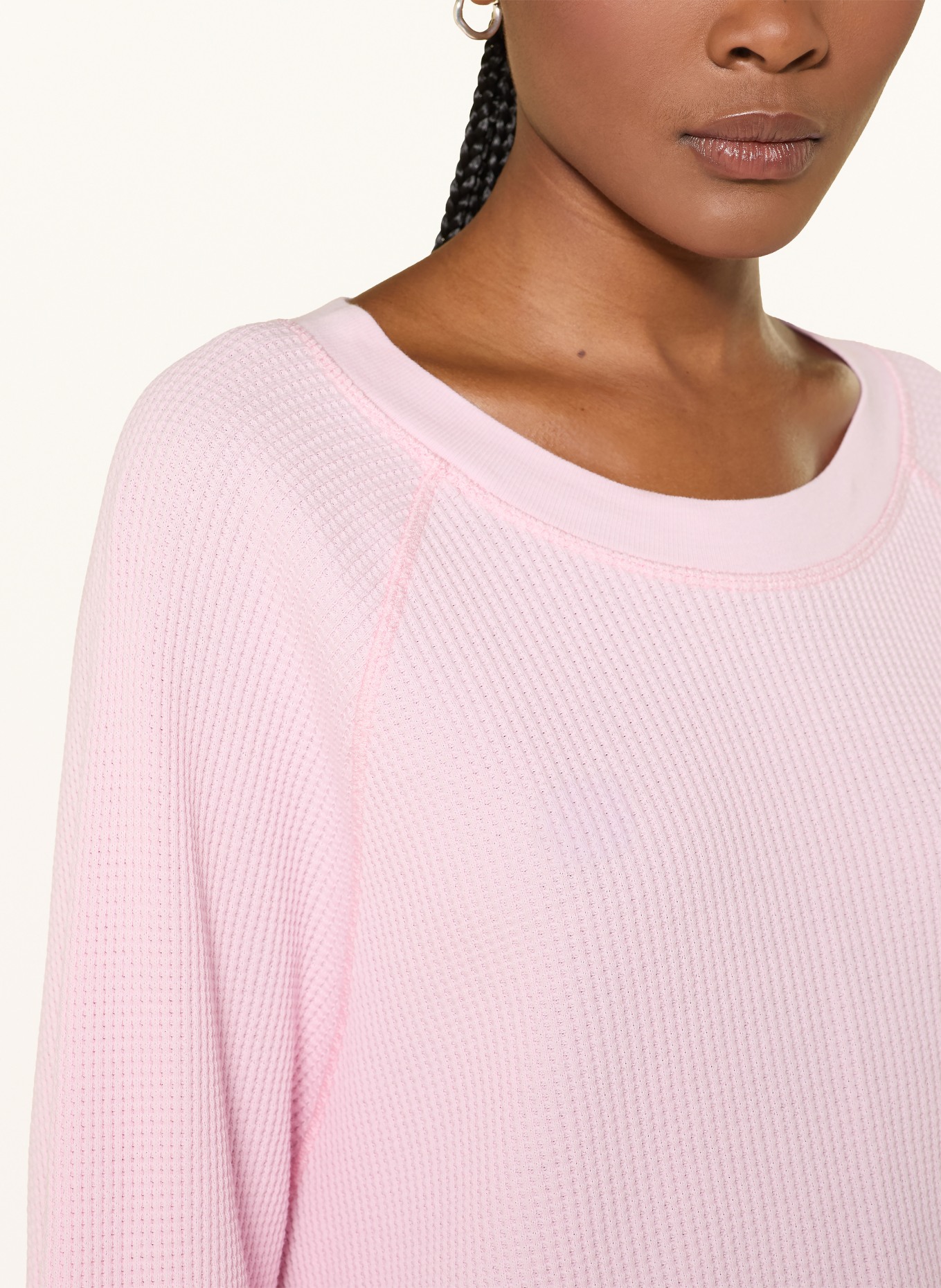 American Vintage Mikina USCOW: SVĚTLE RŮŽOVÁ