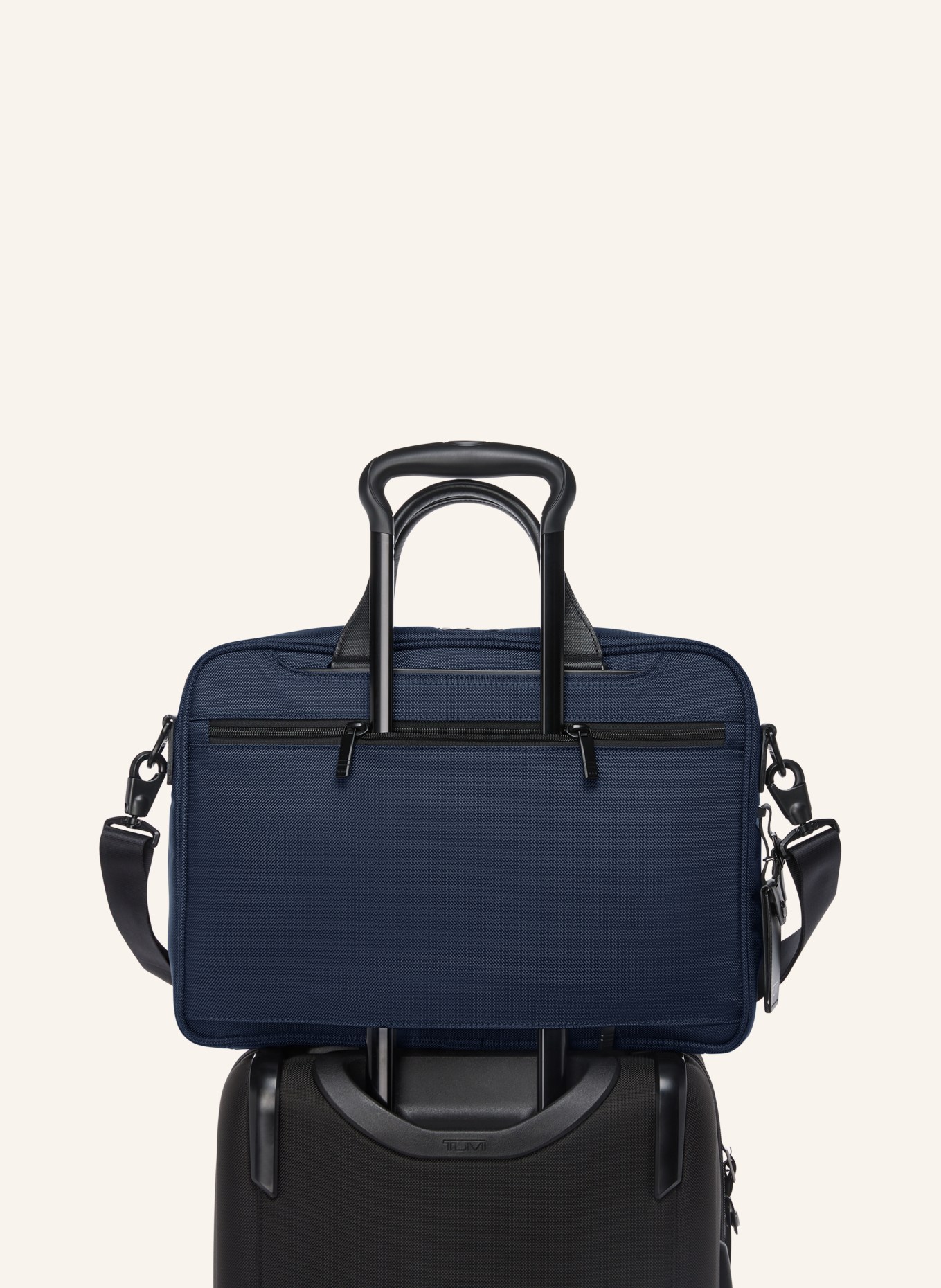 TUMI ALPHA Business-Tasche MEDIUM: DUNKELBLAU / SILBER