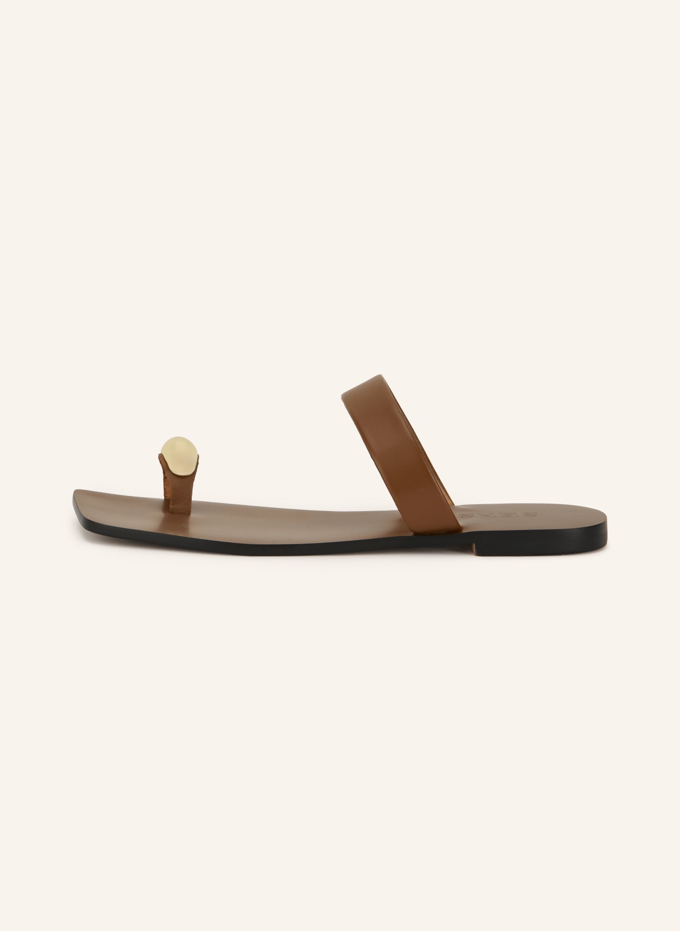 SENSO Zehentrenner OLGA: BRAUN / GOLD