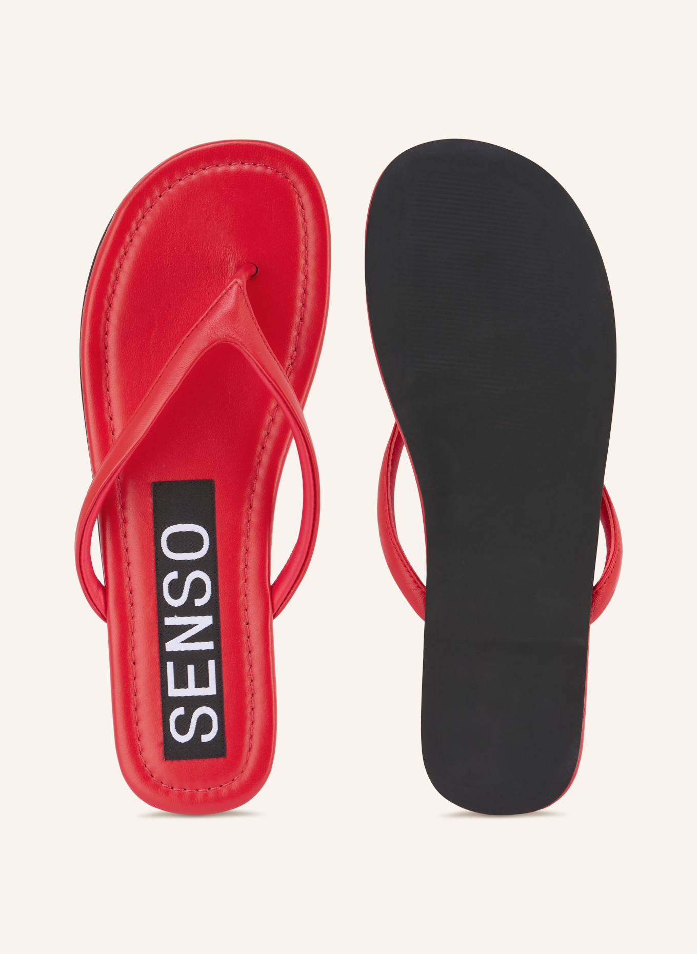 SENSO Zehentrenner NORAH I: ROT / SCHWARZ