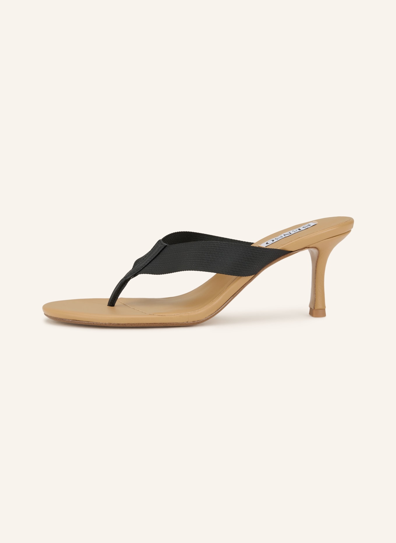 SENSO Zehentrenner: SCHWARZ / BEIGE