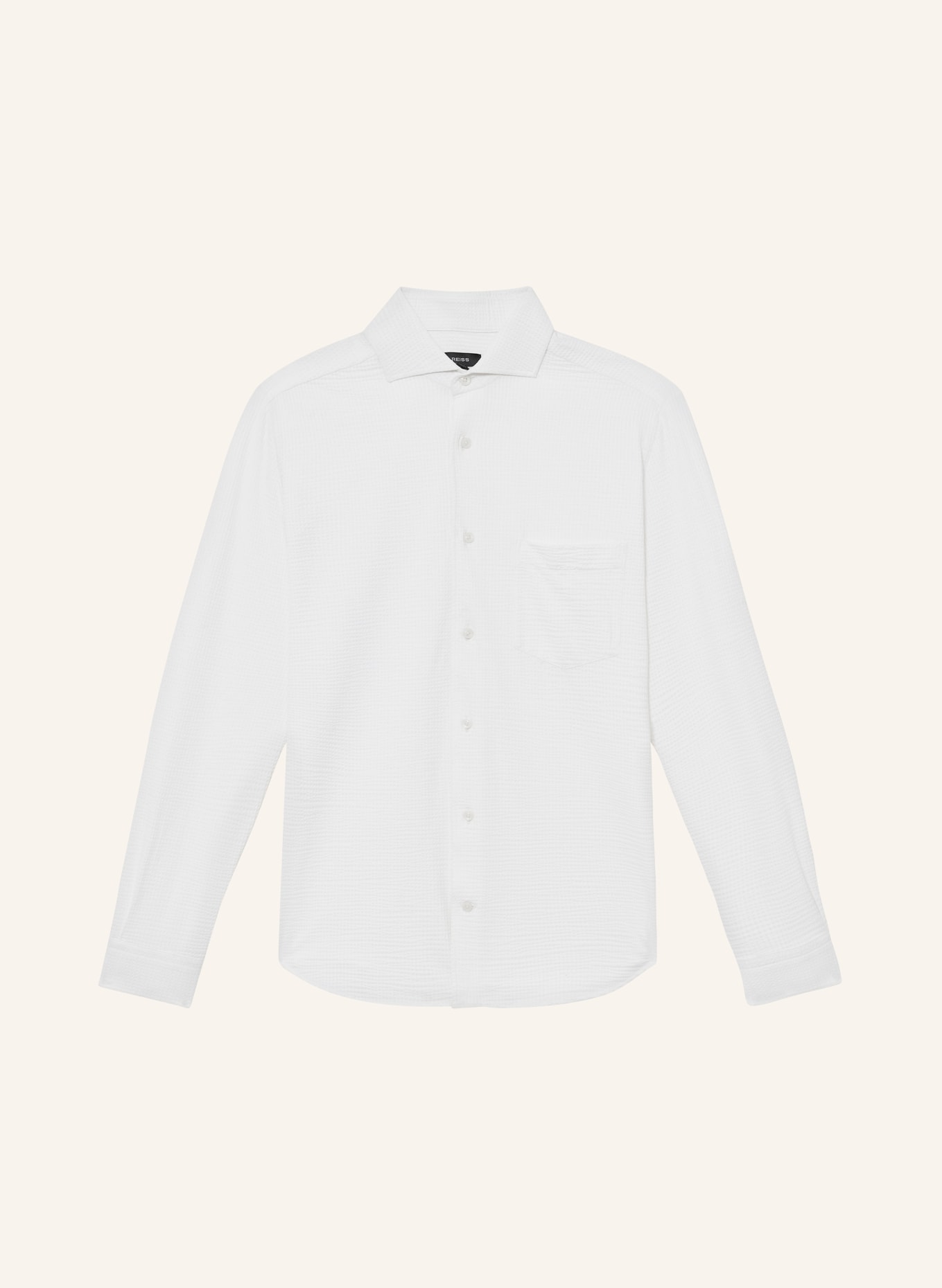 REISS Hemd SOLARKO Regular Fit: WEISS