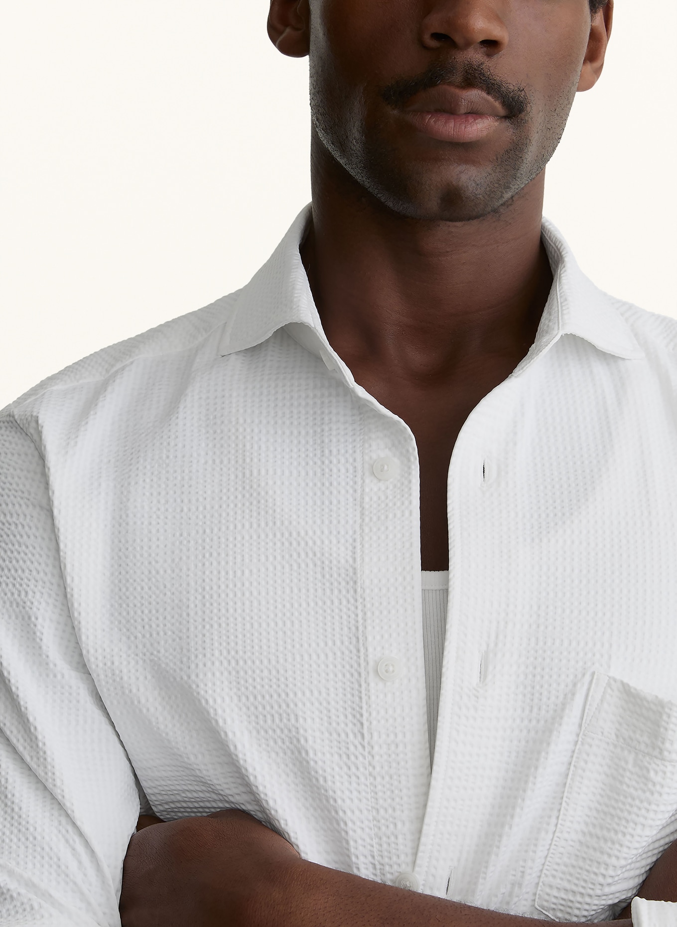 REISS Hemd SOLARKO Regular Fit: WEISS