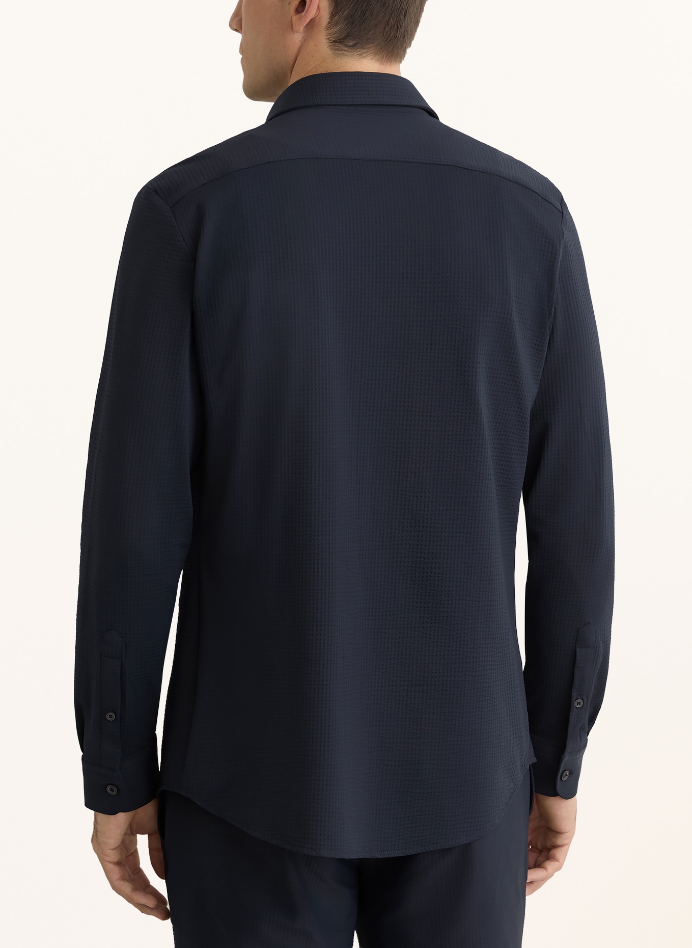 REISS Hemd SOLARKO Regular Fit: DUNKELBLAU