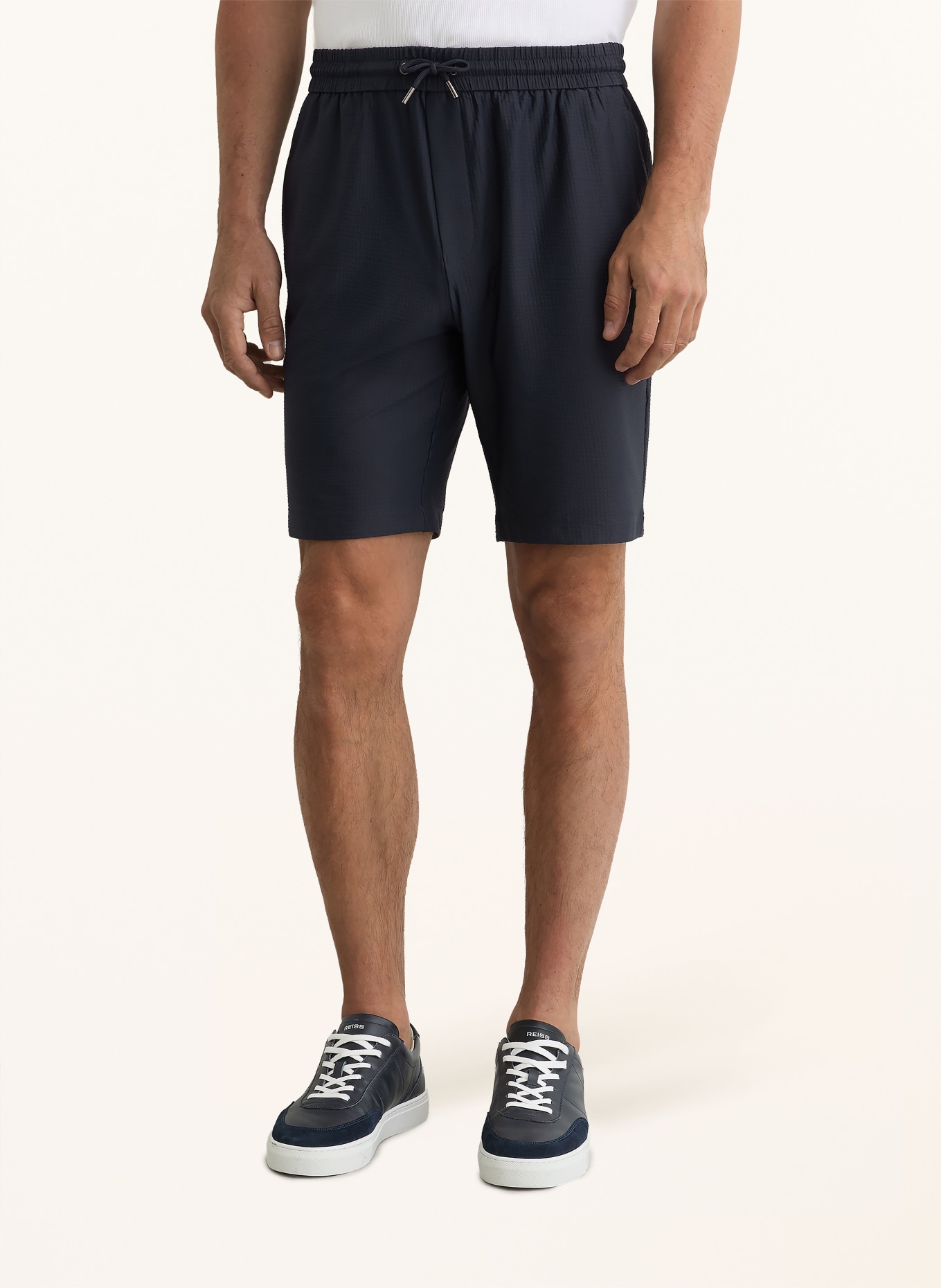 REISS Šortky AJAY: TMAVĚ MODRÁ