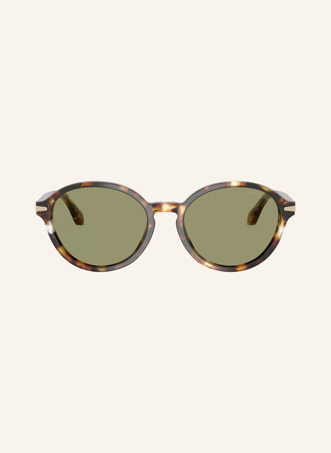 GIORGIO ARMANI Okulary przeciwsłoneczne AR8237: HAVANA/ ZIELONY