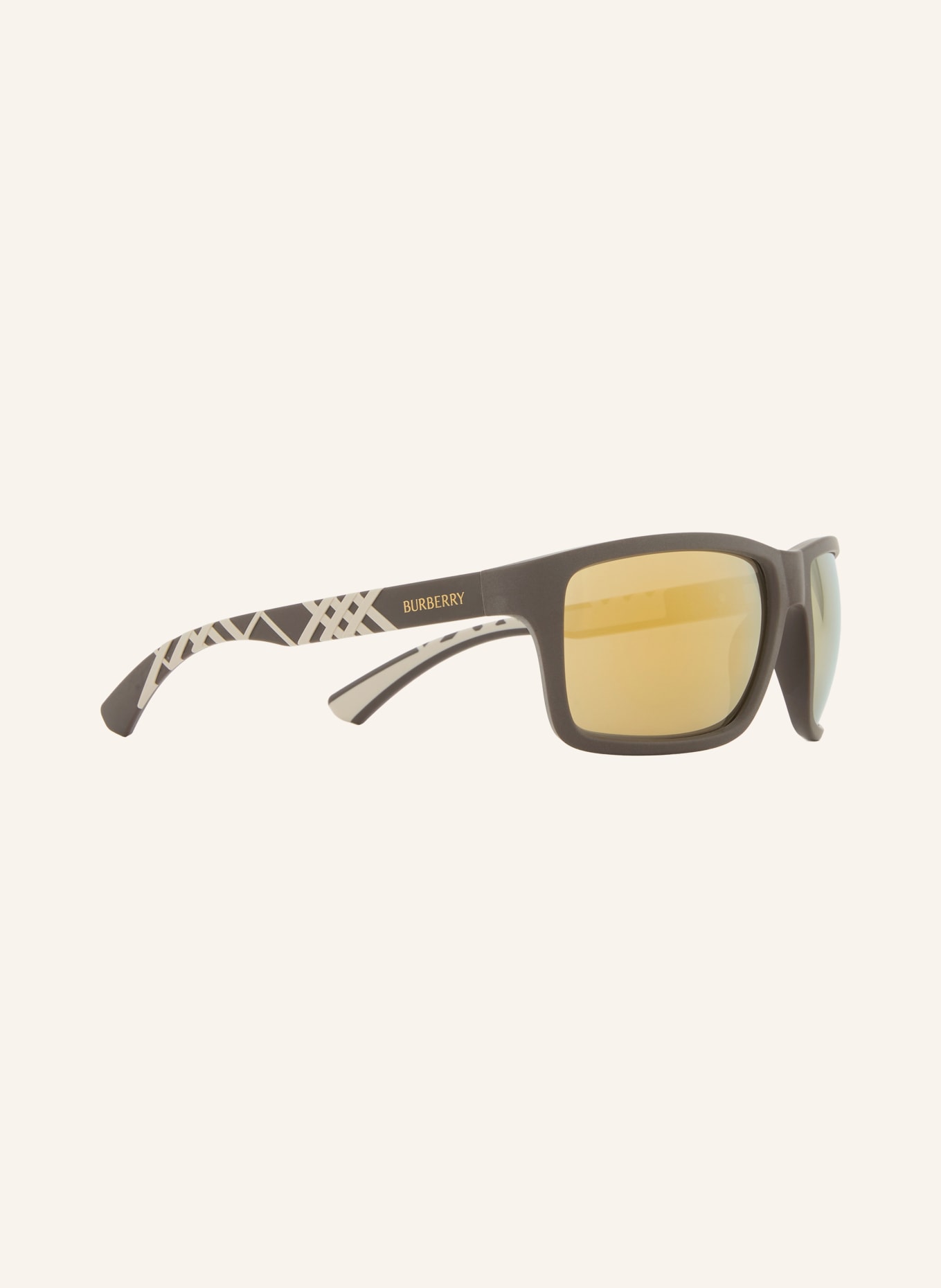 BURBERRY Okulary przeciwsłoneczne BE4483: TAUPE/ SZARY LUSTRO