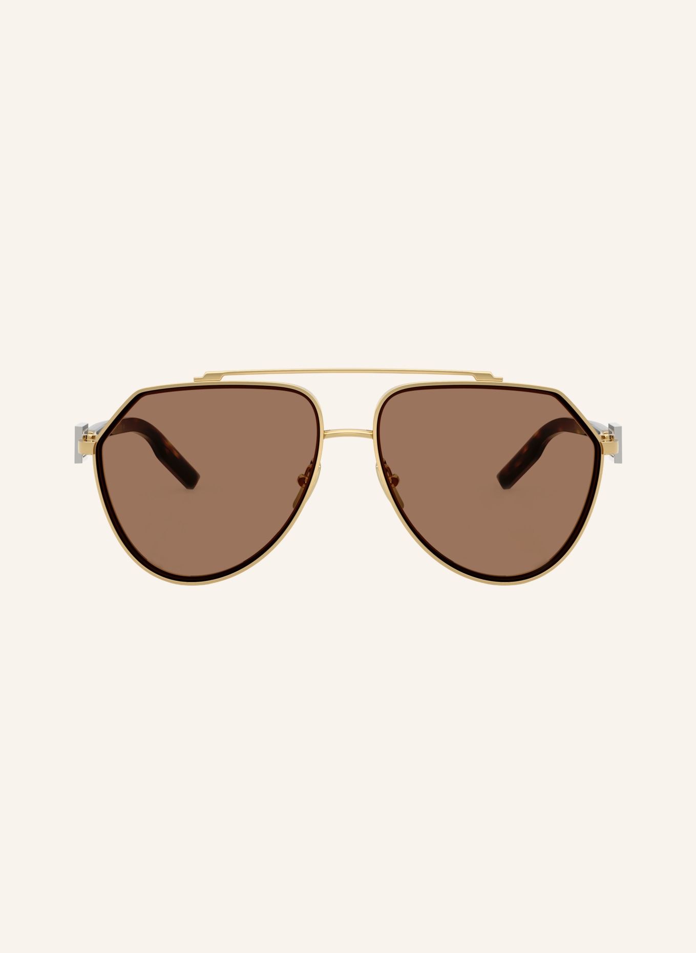 DOLCE & GABBANA Zonnebril DG2315: GOUD/BRUIN