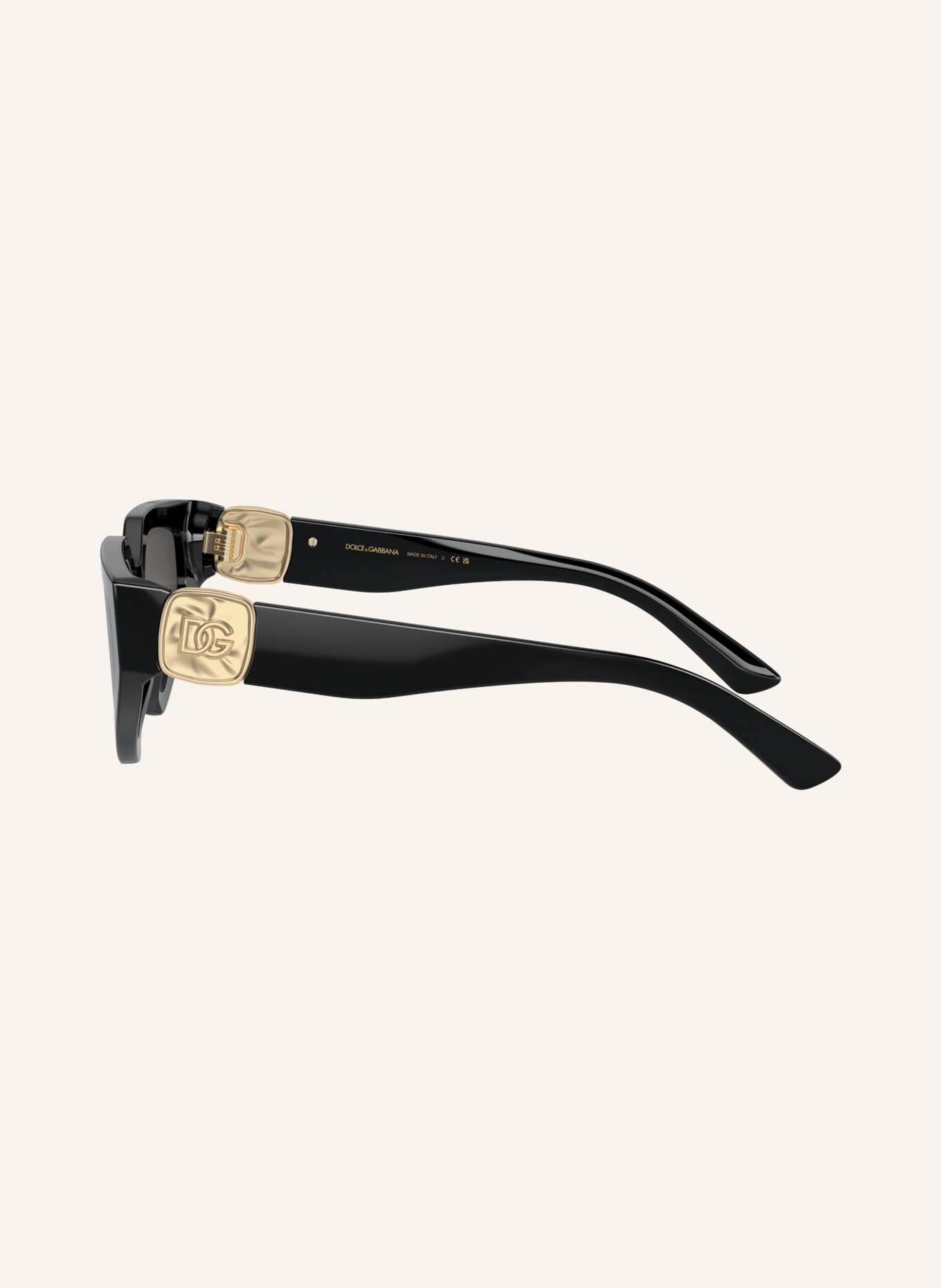 DOLCE & GABBANA Okulary przeciwsłoneczne DG4469: CZARNY/ CIEMNOSZARY