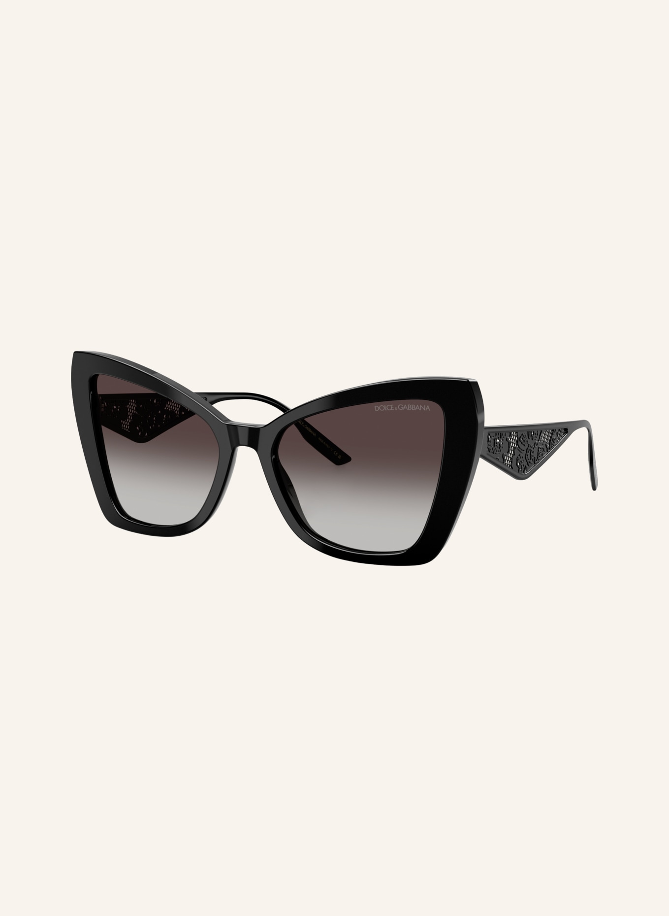 DOLCE & GABBANA Sonnenbrille DG4489: SCHWARZ/ GRAU VERLAUF