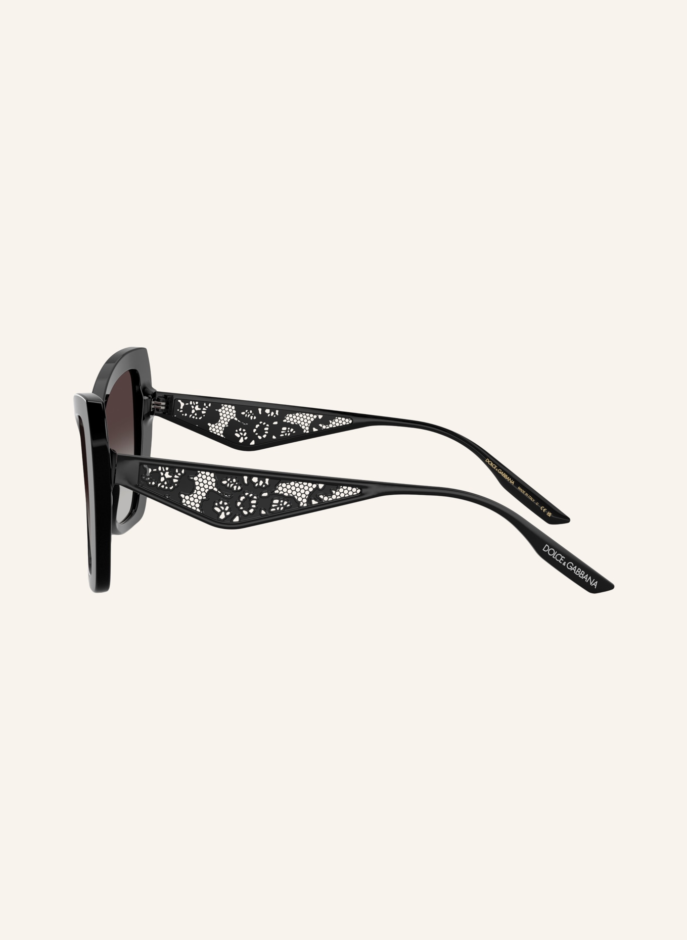 DOLCE & GABBANA Sonnenbrille DG4489: SCHWARZ/ GRAU VERLAUF