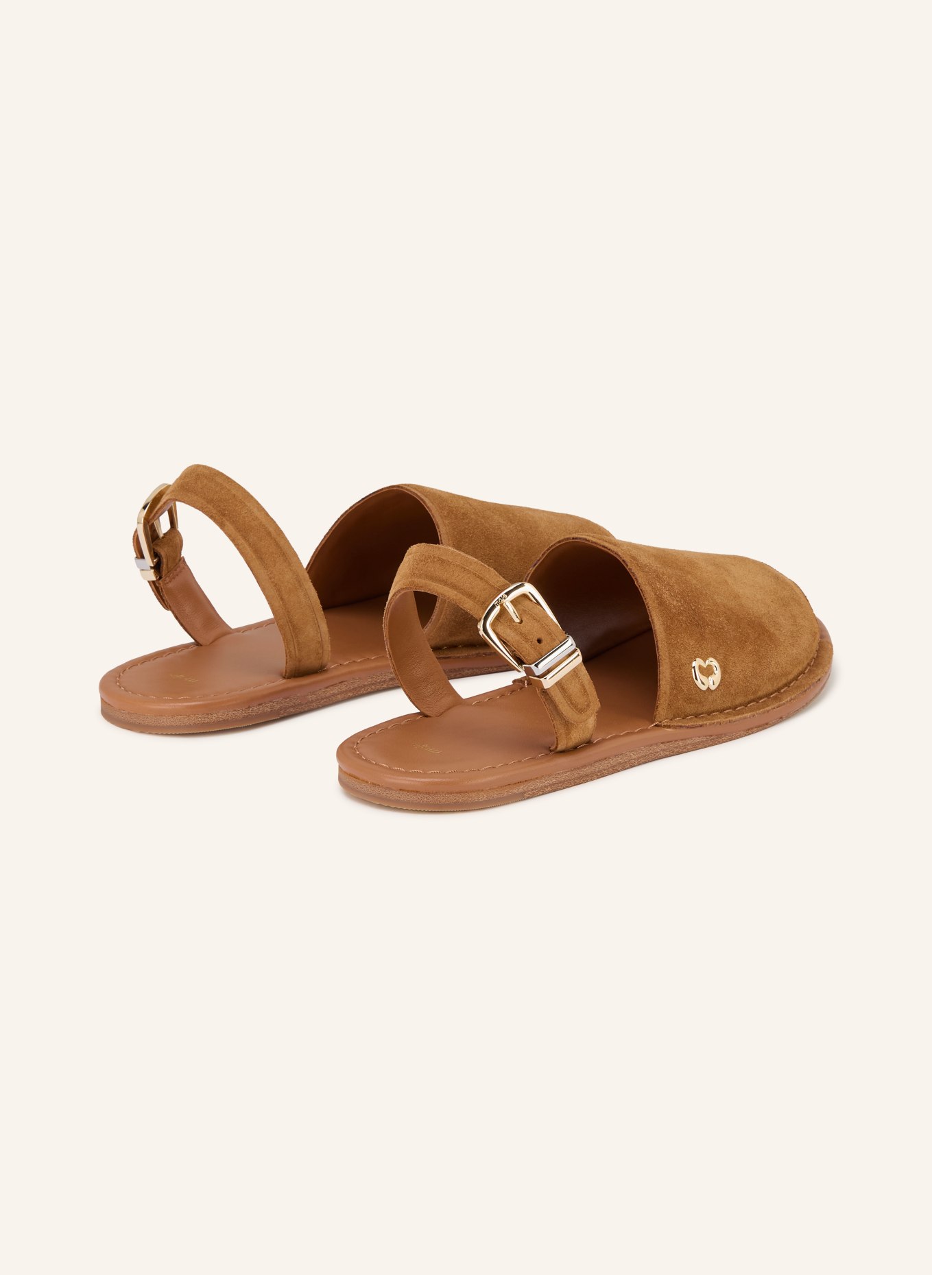 maje Sandalen: CAMEL