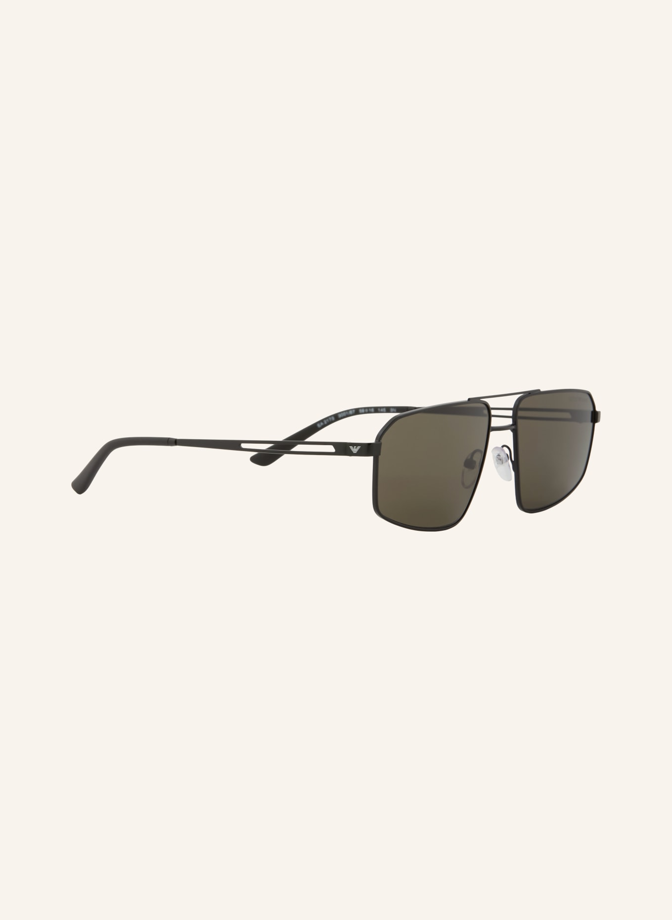 EMPORIO ARMANI Sonnenbrille EA2173: MATT SCHWARZ/ DUNKELGRAU